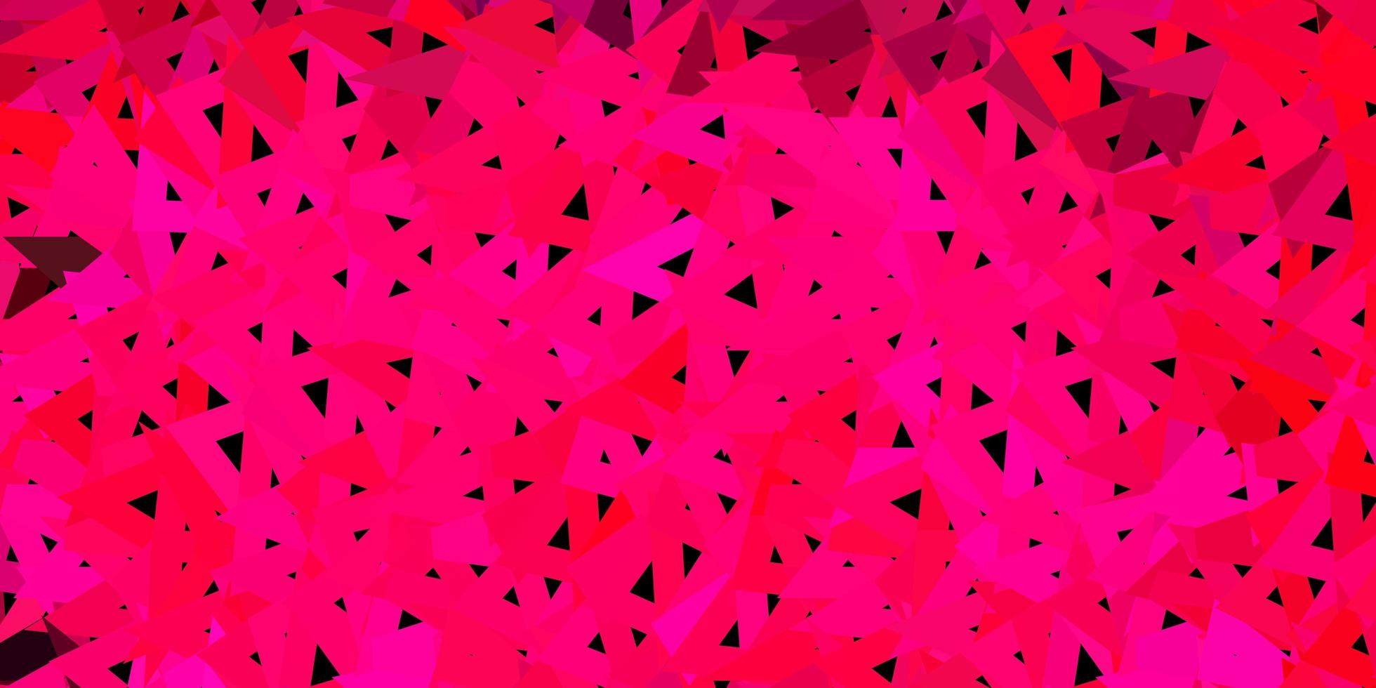 textura de polígono gradiente de vetor rosa claro.