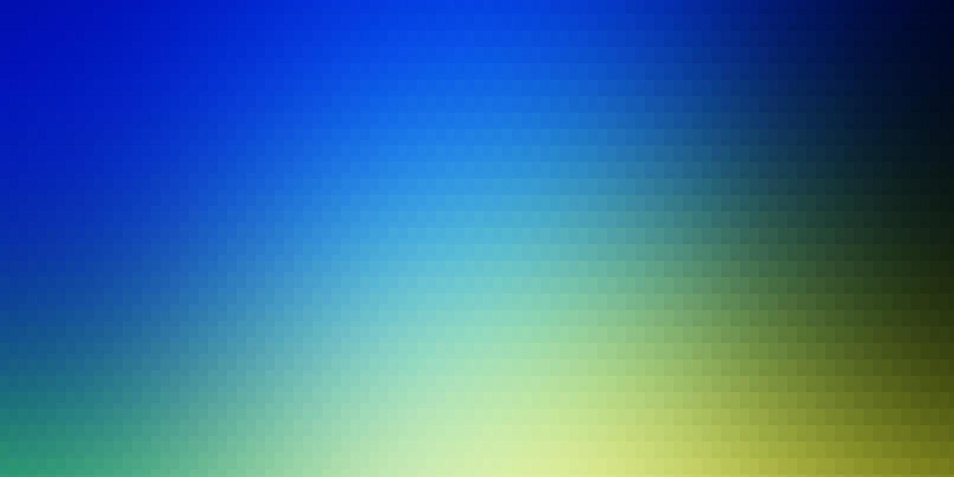 layout de vetor de azul claro e verde com linhas, retângulos.
