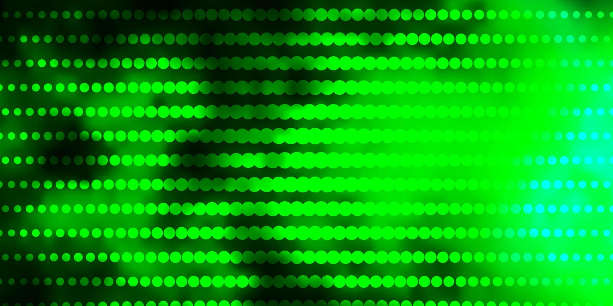 padrão de vetor azul, verde claro com círculos.
