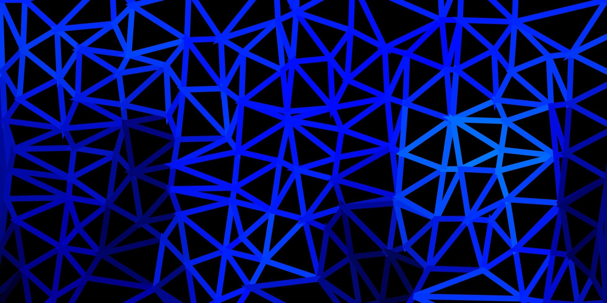 layout de polígono gradiente de vetor azul claro.