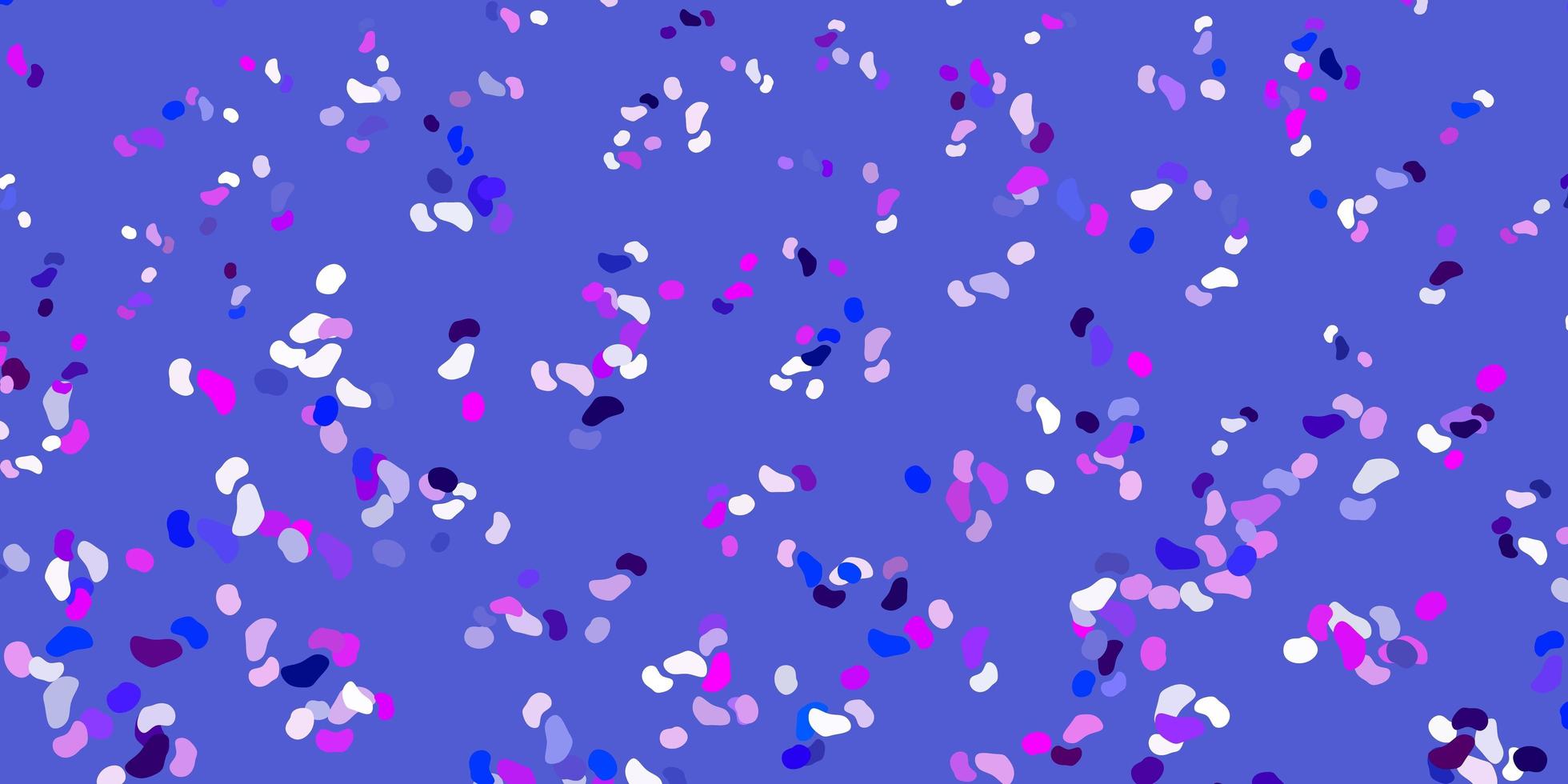 textura vector rosa claro, azul com formas de memphis.