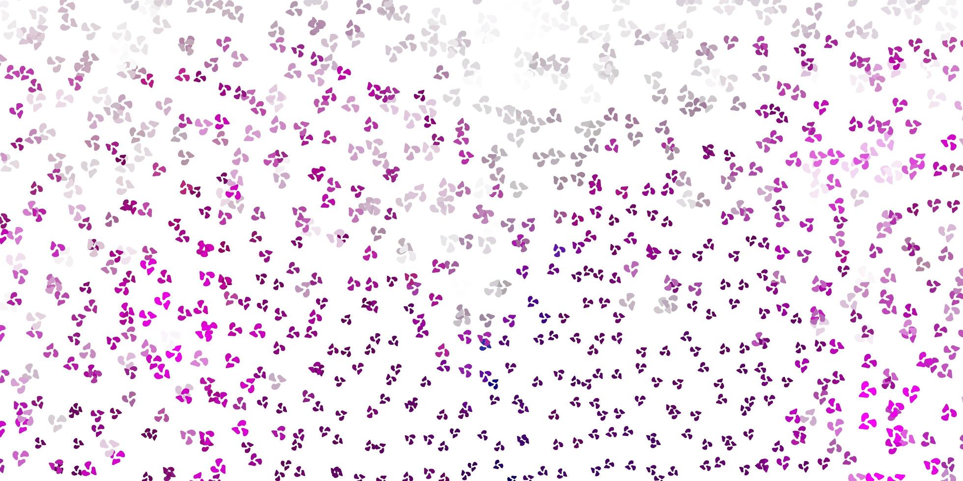 padrão de vetor rosa claro com formas abstratas
