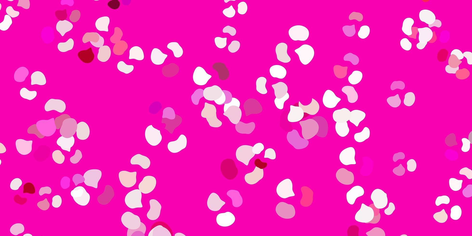 fundo vector rosa claro com formas aleatórias.