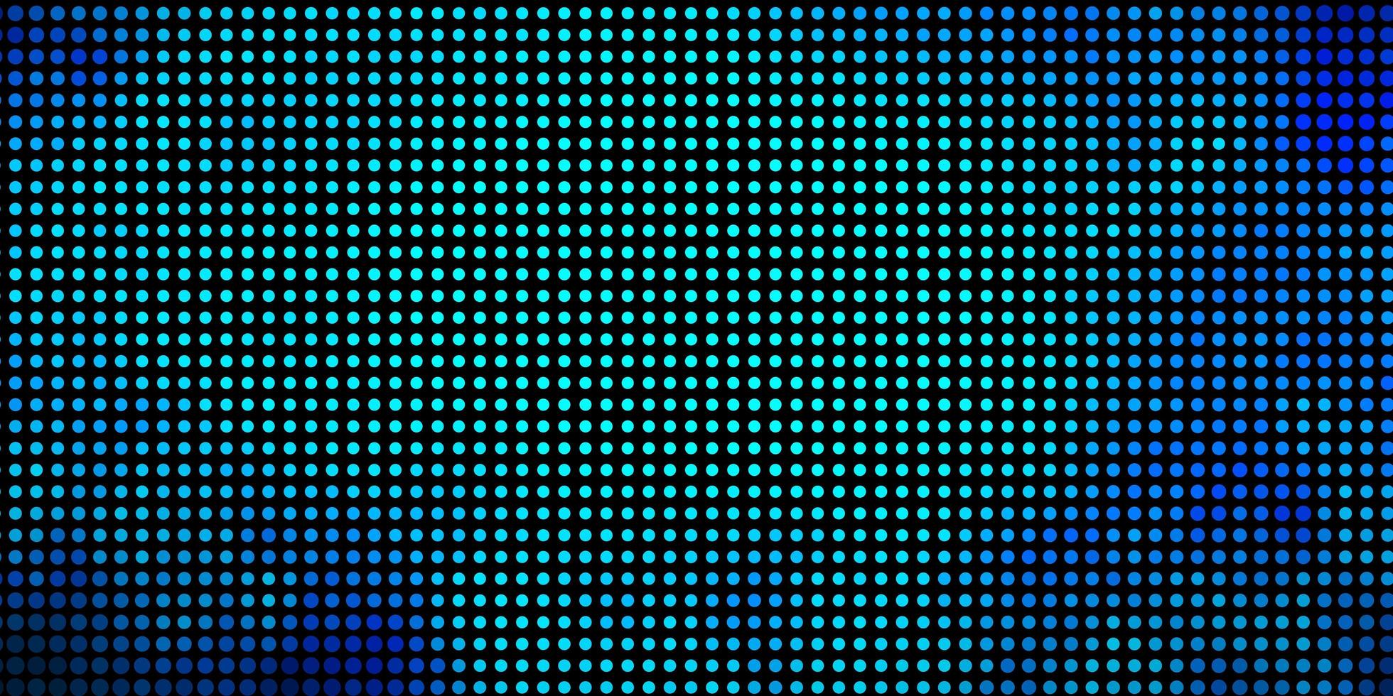 pano de fundo vector azul escuro com pontos.