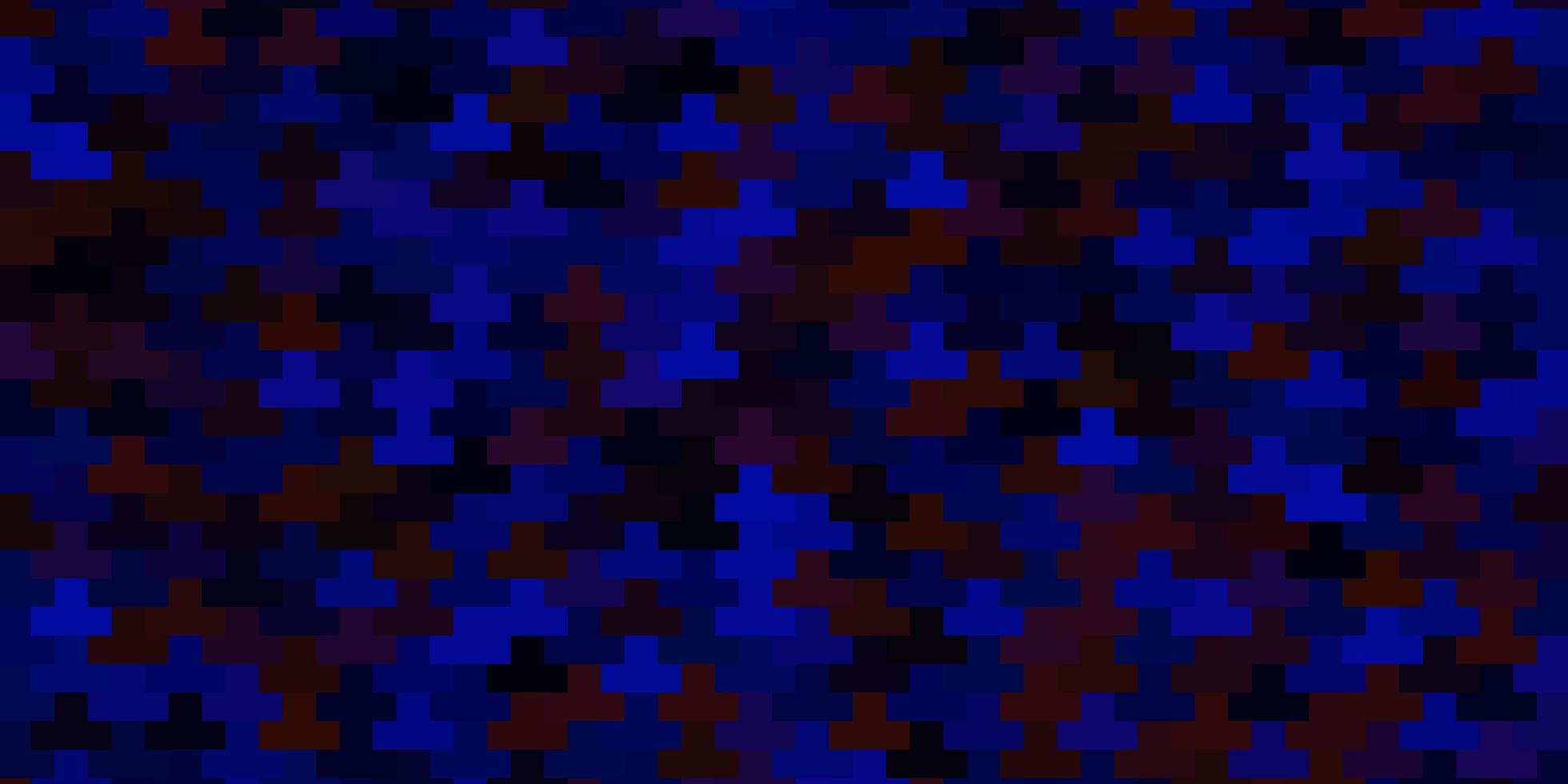 layout de vetor de azul escuro e vermelho com linhas, retângulos.