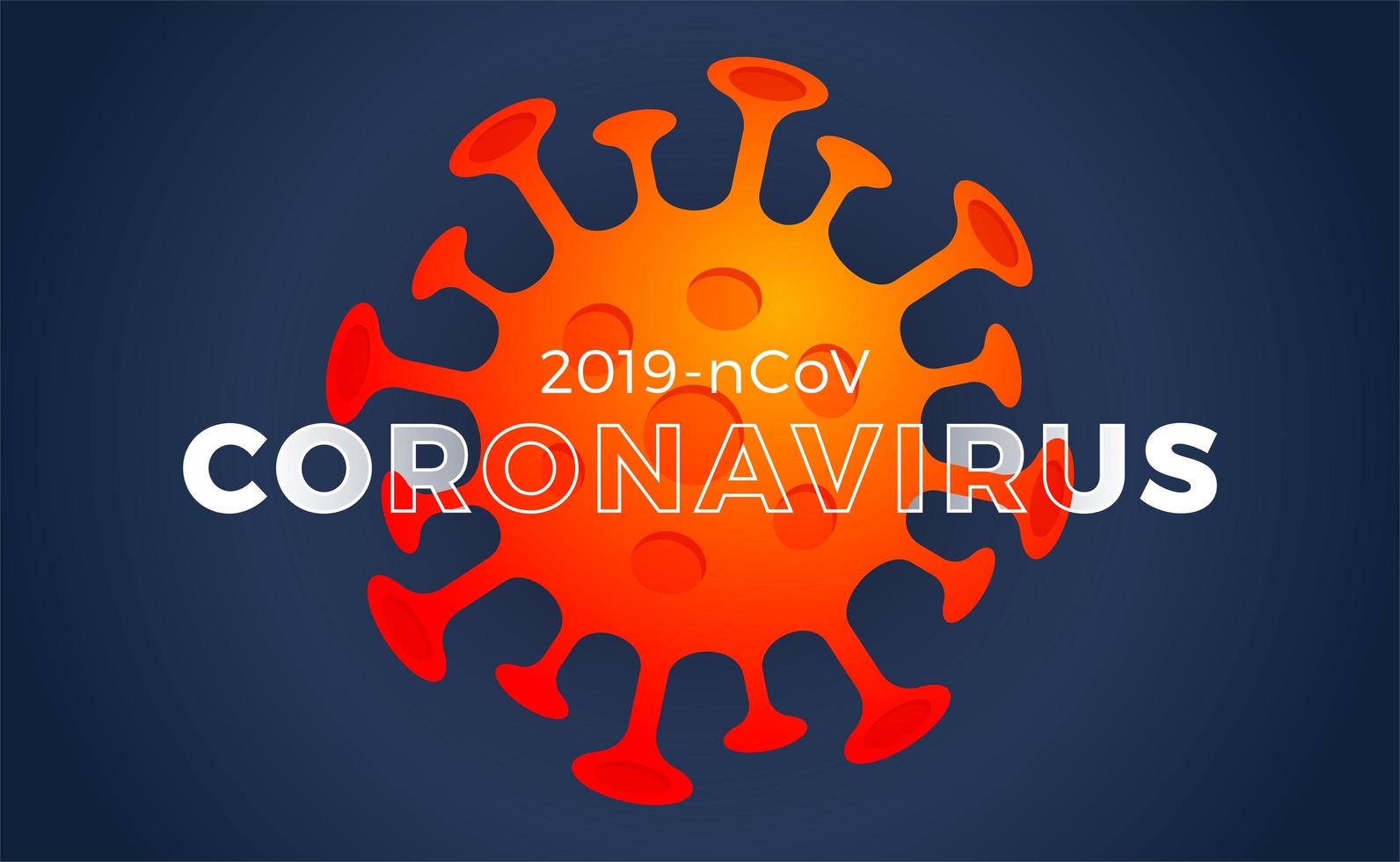 coronavírus. vírus. covid-2019. surto de coronavírus. pandemia, medicina, saúde, infecciosa, virologia, conceito de epidemiologia. coronavirus 2019-ncov. Plano de fundo 3D. ilustração. vetor