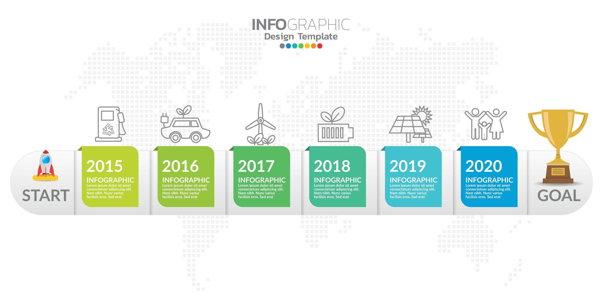 elementos de infográfico para conteúdo, diagrama, fluxograma, etapas, partes, linha do tempo, fluxo de trabalho, gráfico. vetor