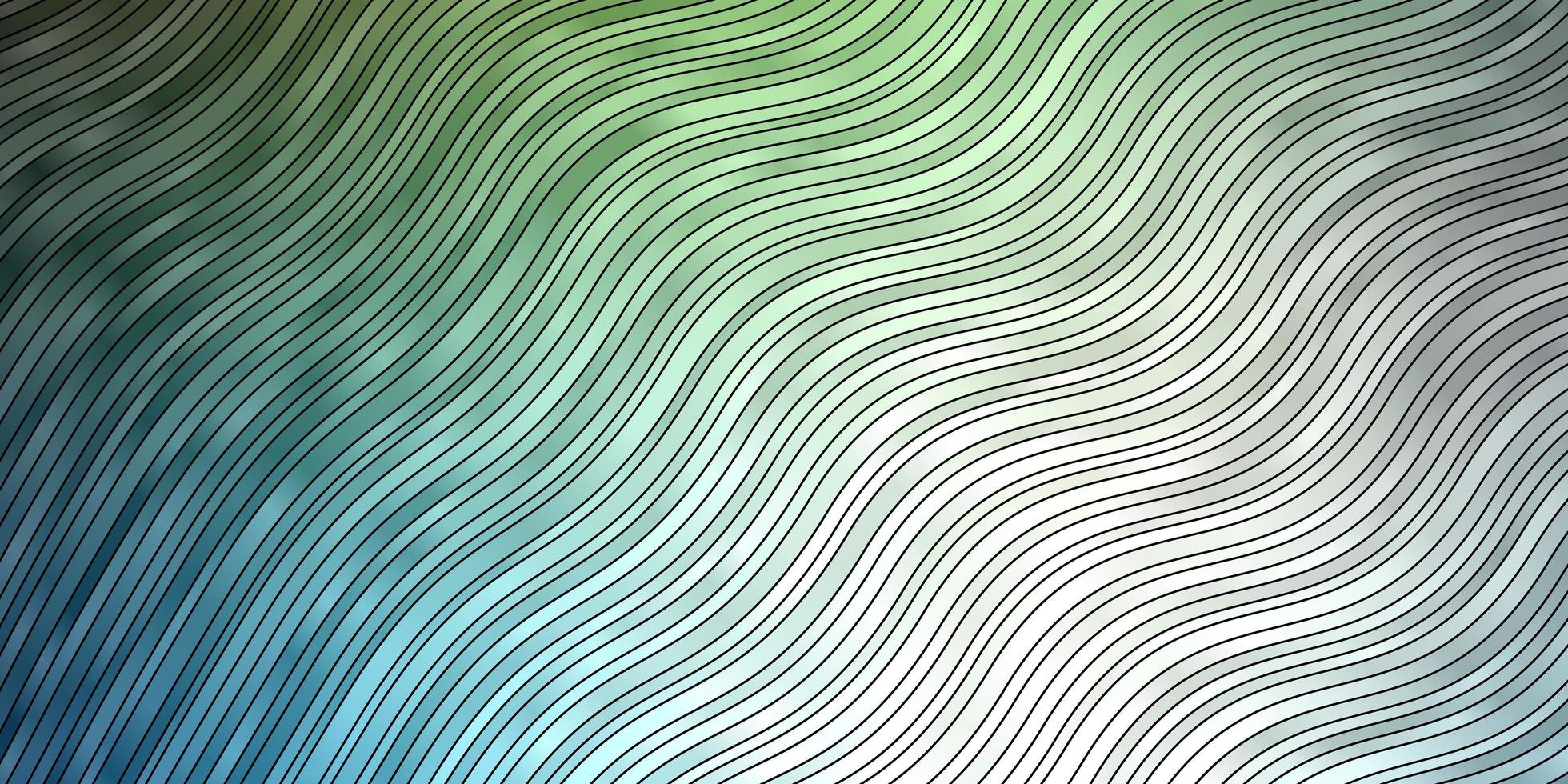 textura vector azul, verde claro com curvas.