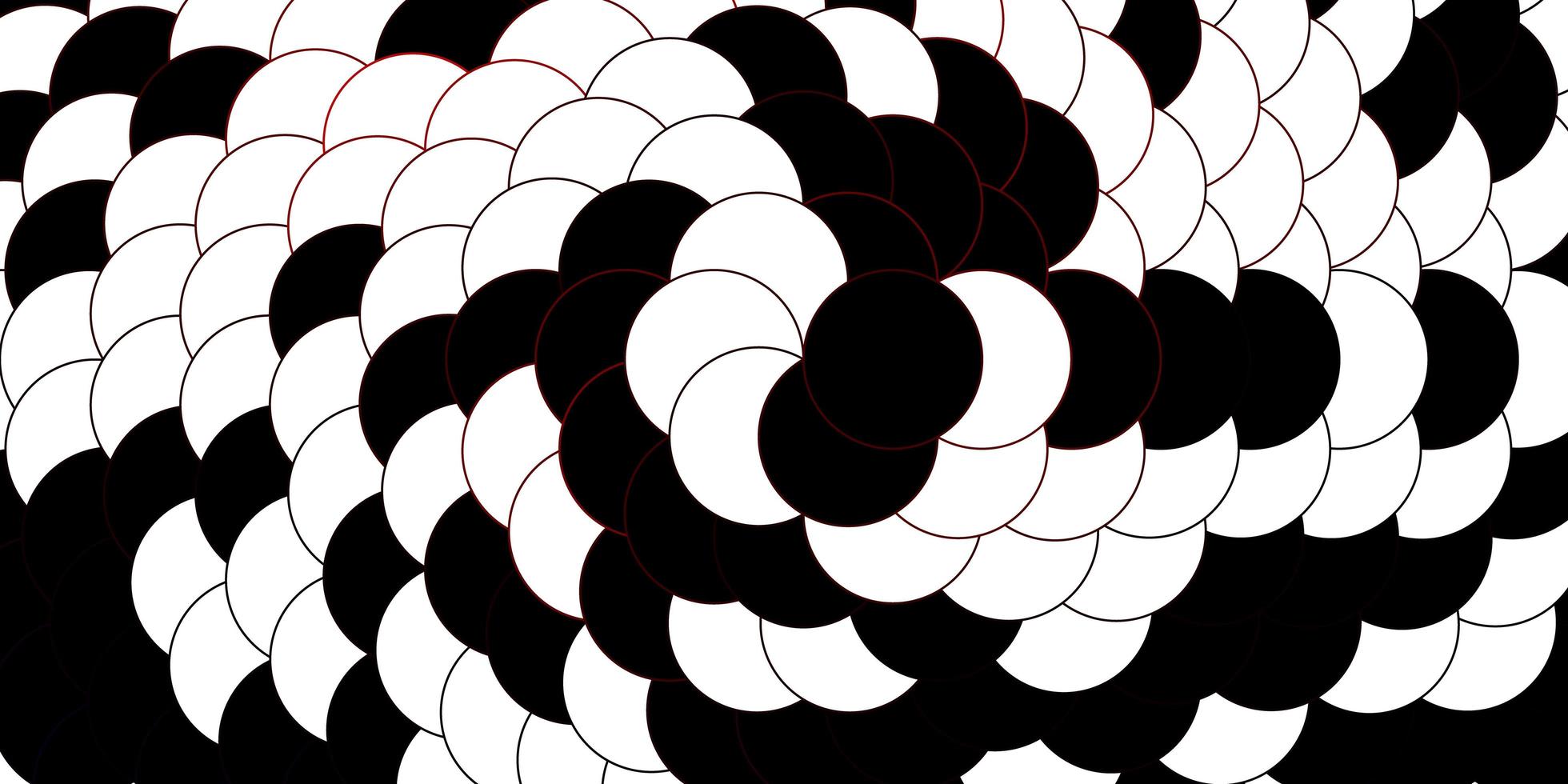 pano de fundo vector vermelho escuro com círculos.