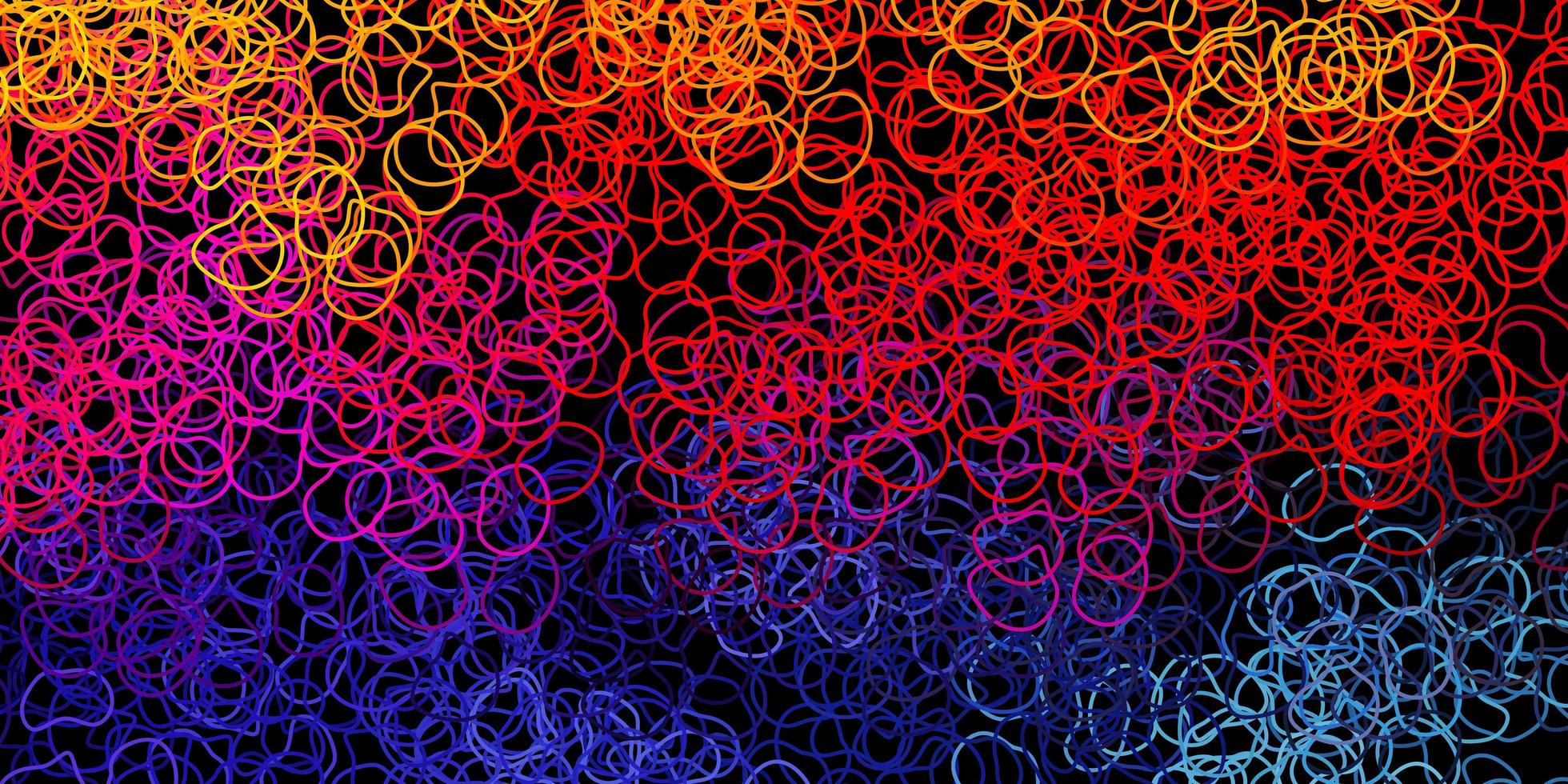cenário de vetor multicolorido escuro com formas caóticas.
