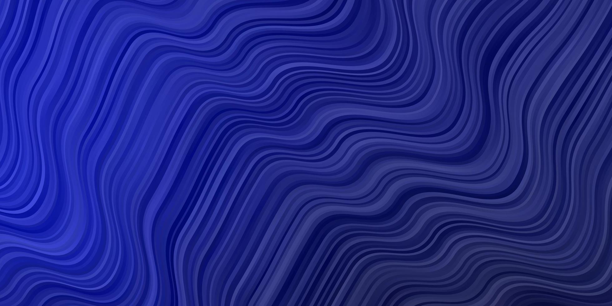 layout de vetor de azul escuro com linhas irônicas.