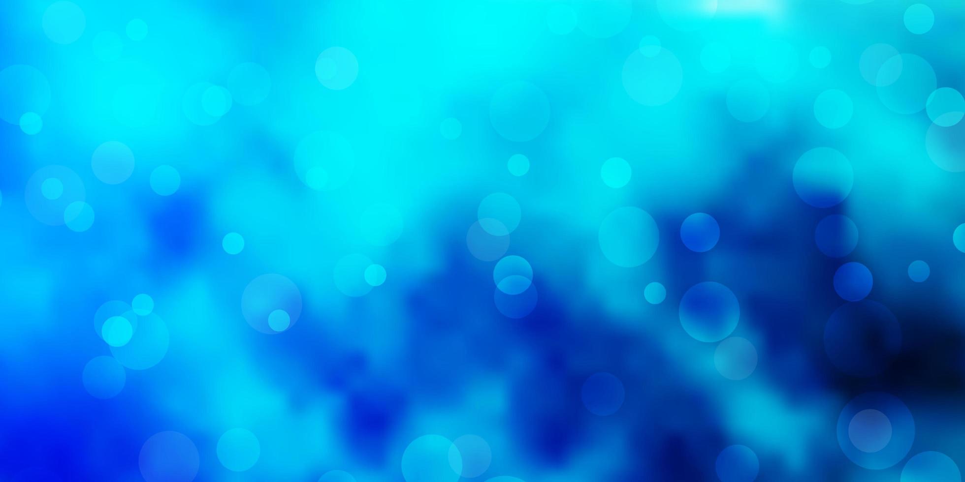 fundo azul claro do vetor com bolhas.