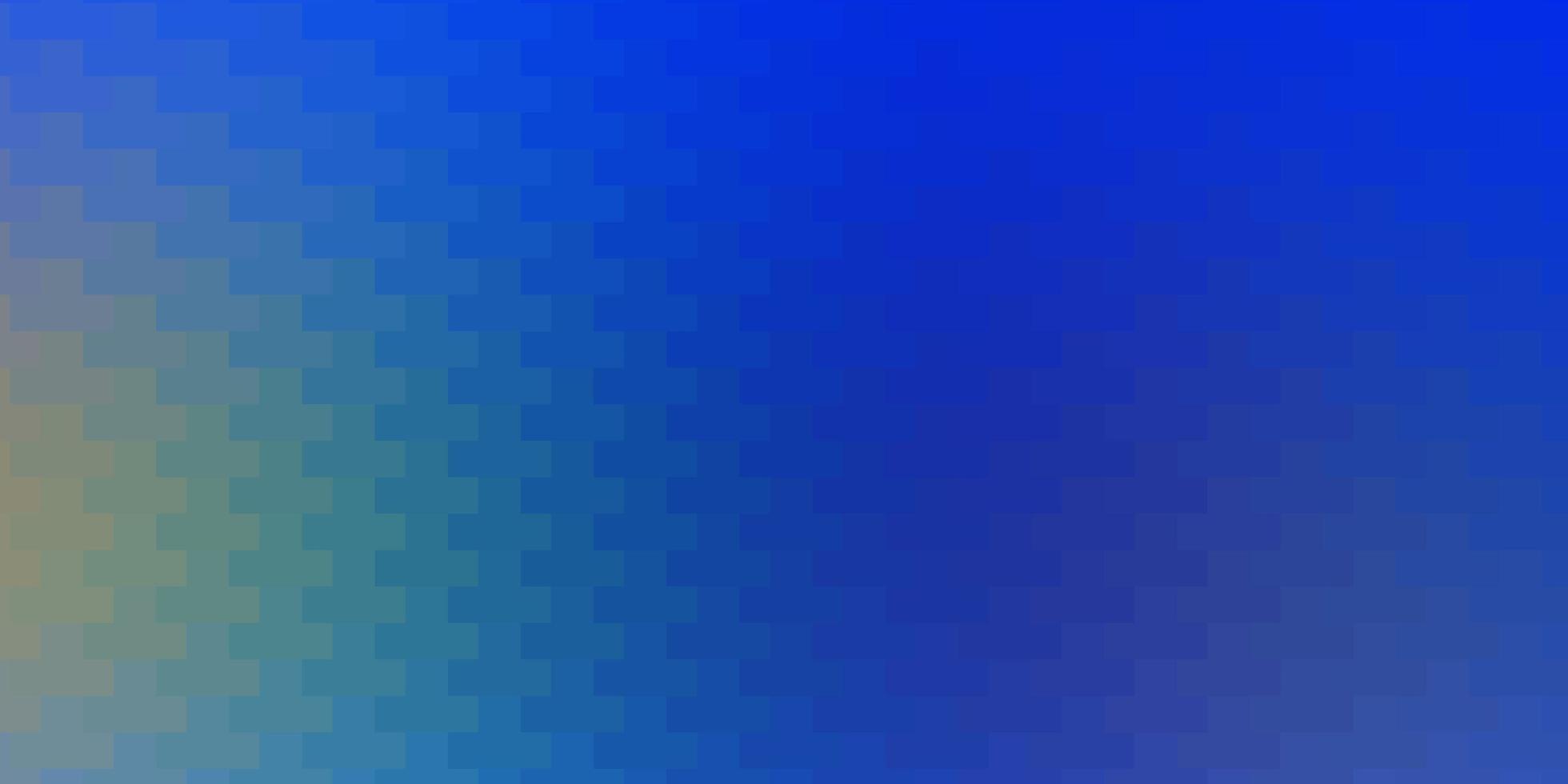 azul claro, padrão de vetor amarelo em estilo quadrado.