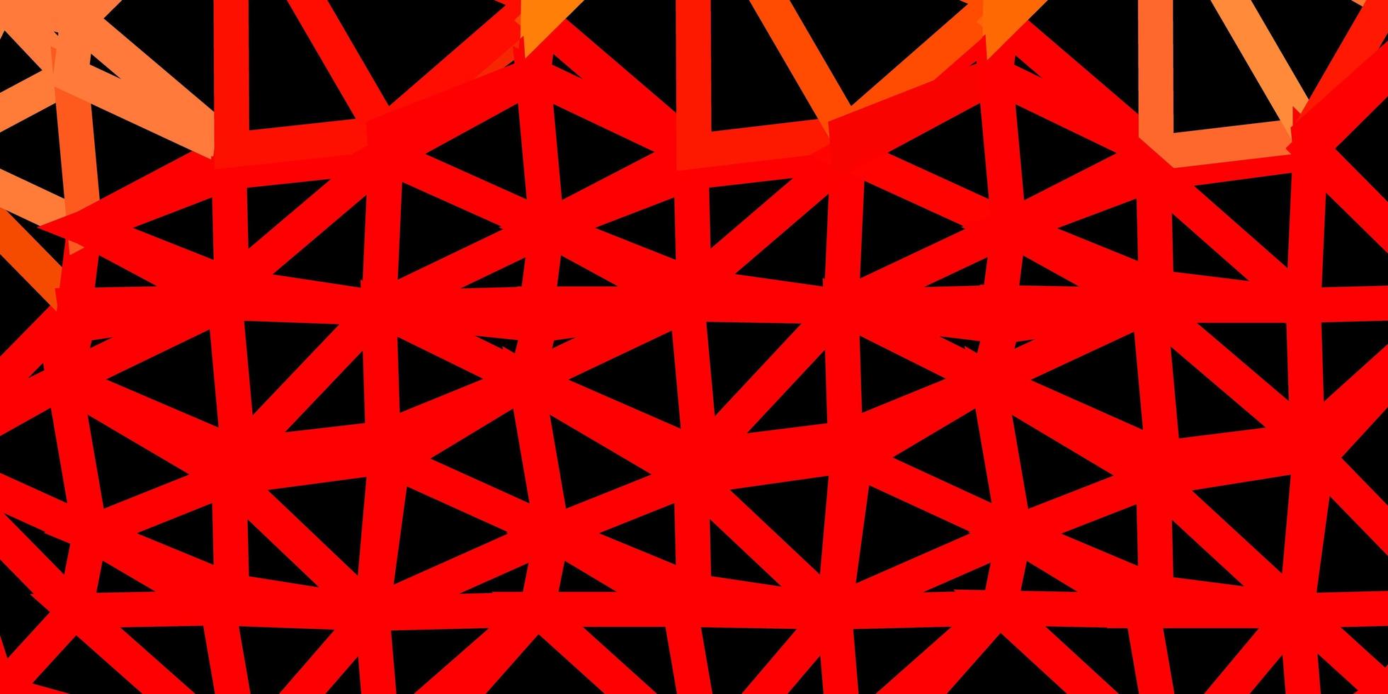 luz vermelha vetor abstrato triângulo padrão.