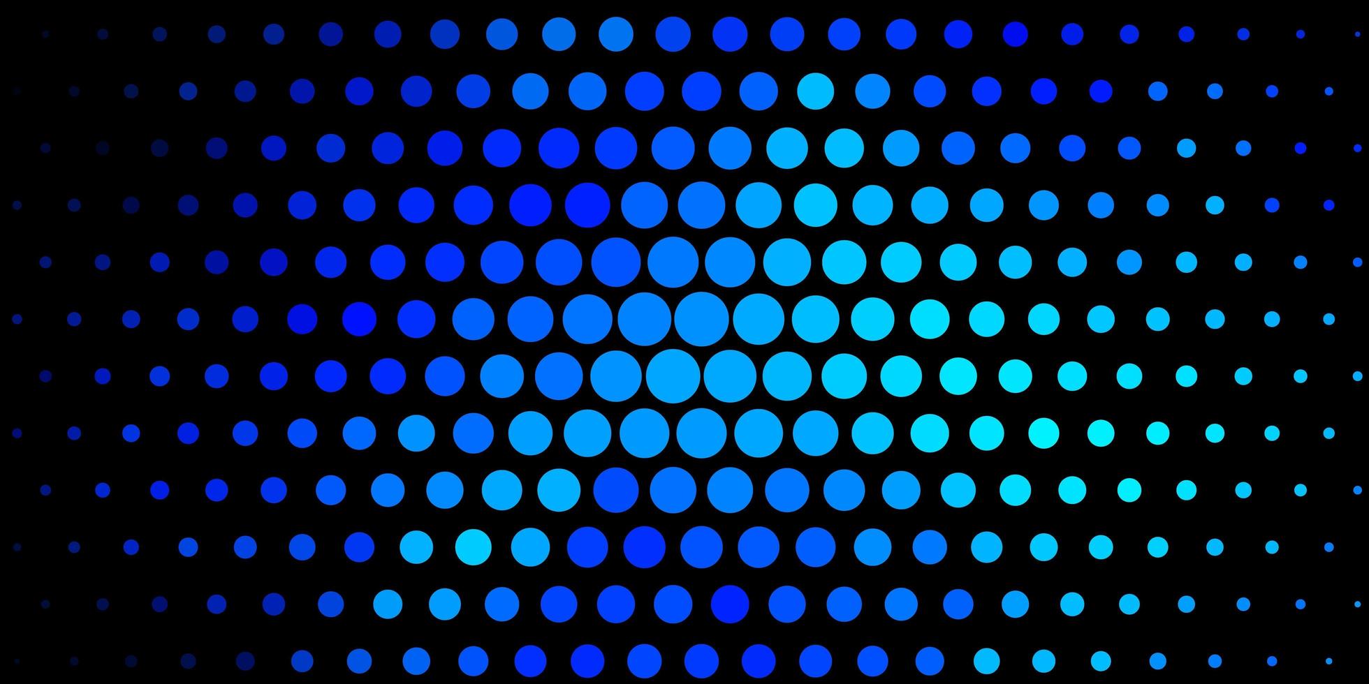 fundo vector azul escuro com círculos.