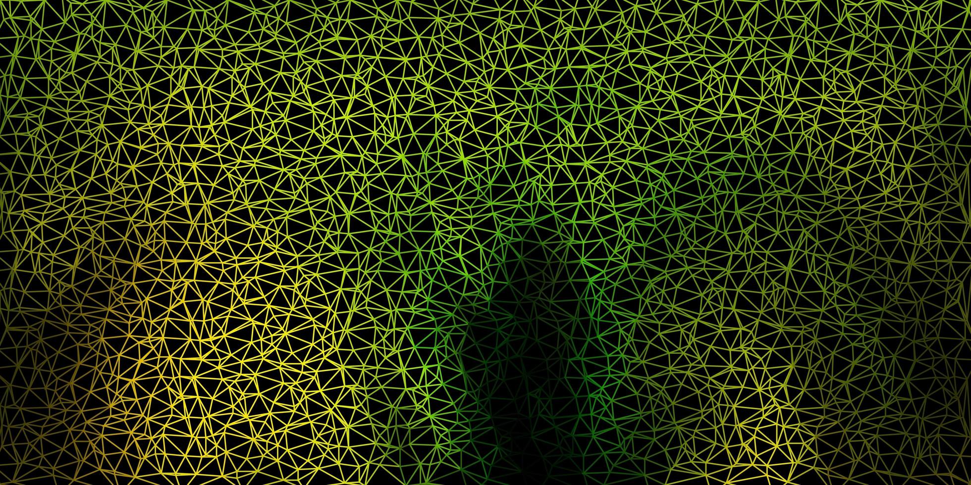 papel de parede poligonal geométrico de vetor verde e amarelo claro.