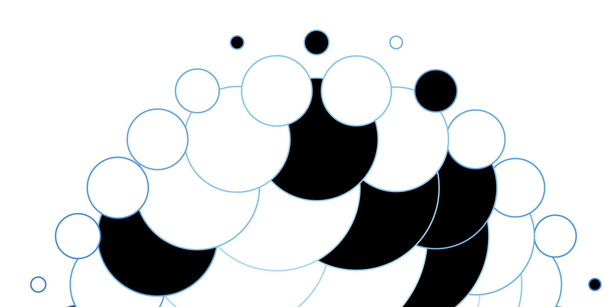 fundo vector azul escuro com círculos.
