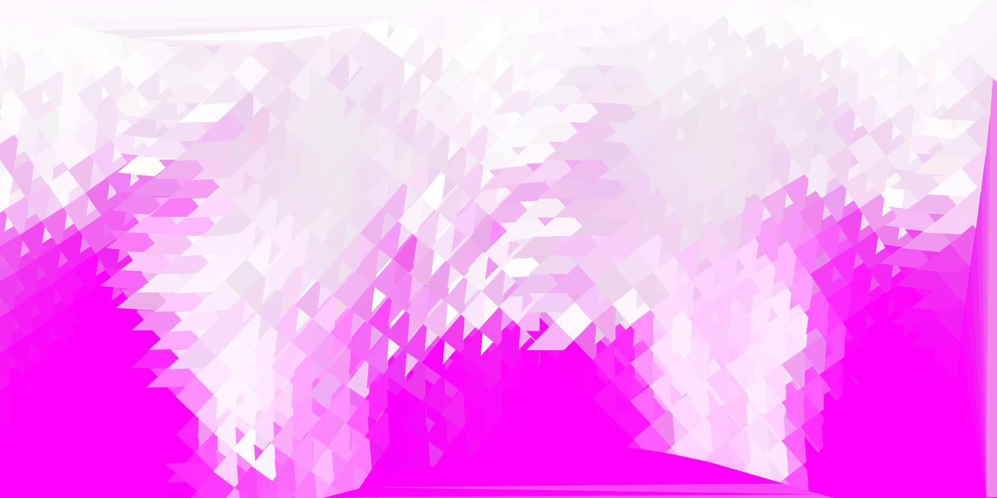 layout de triângulo poli de vetor rosa claro.