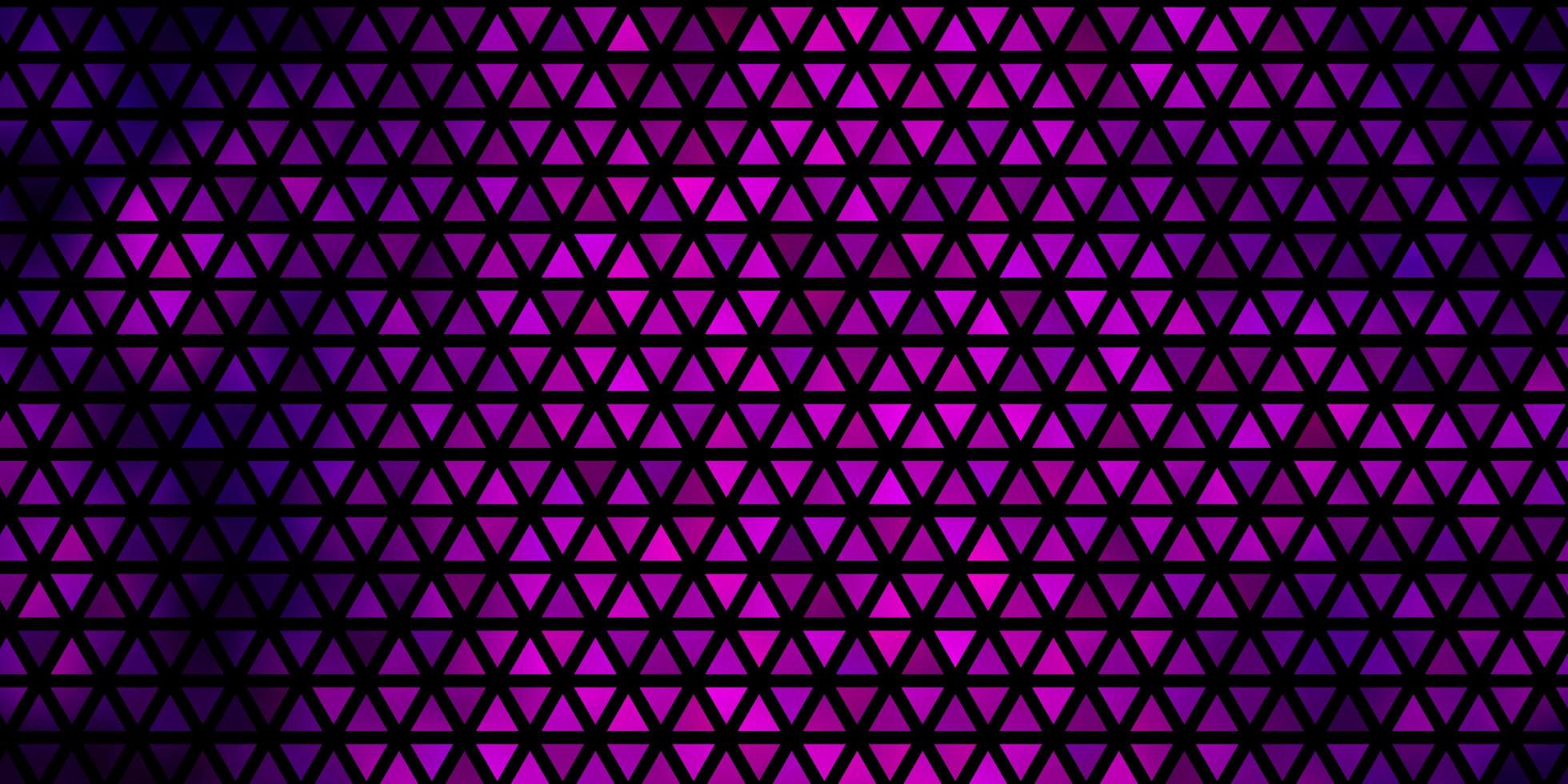 fundo vector roxo escuro com triângulos.