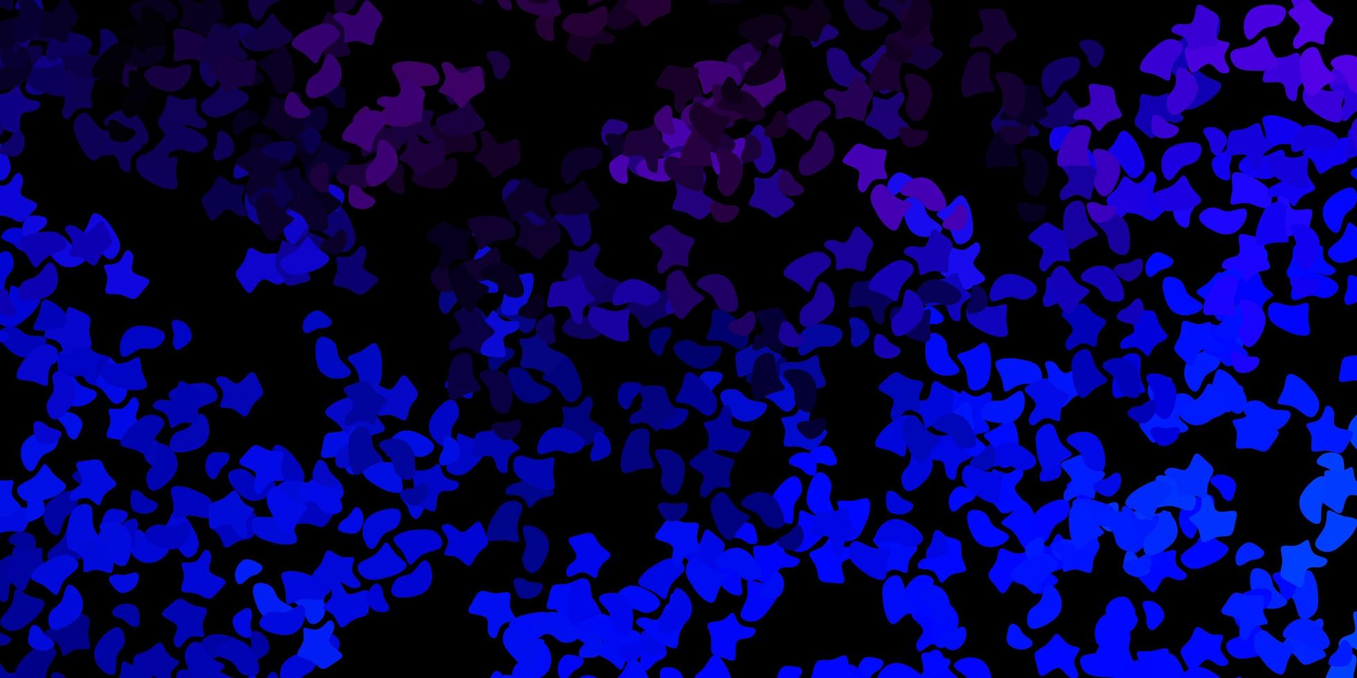 fundo vector rosa escuro, azul com formas aleatórias.