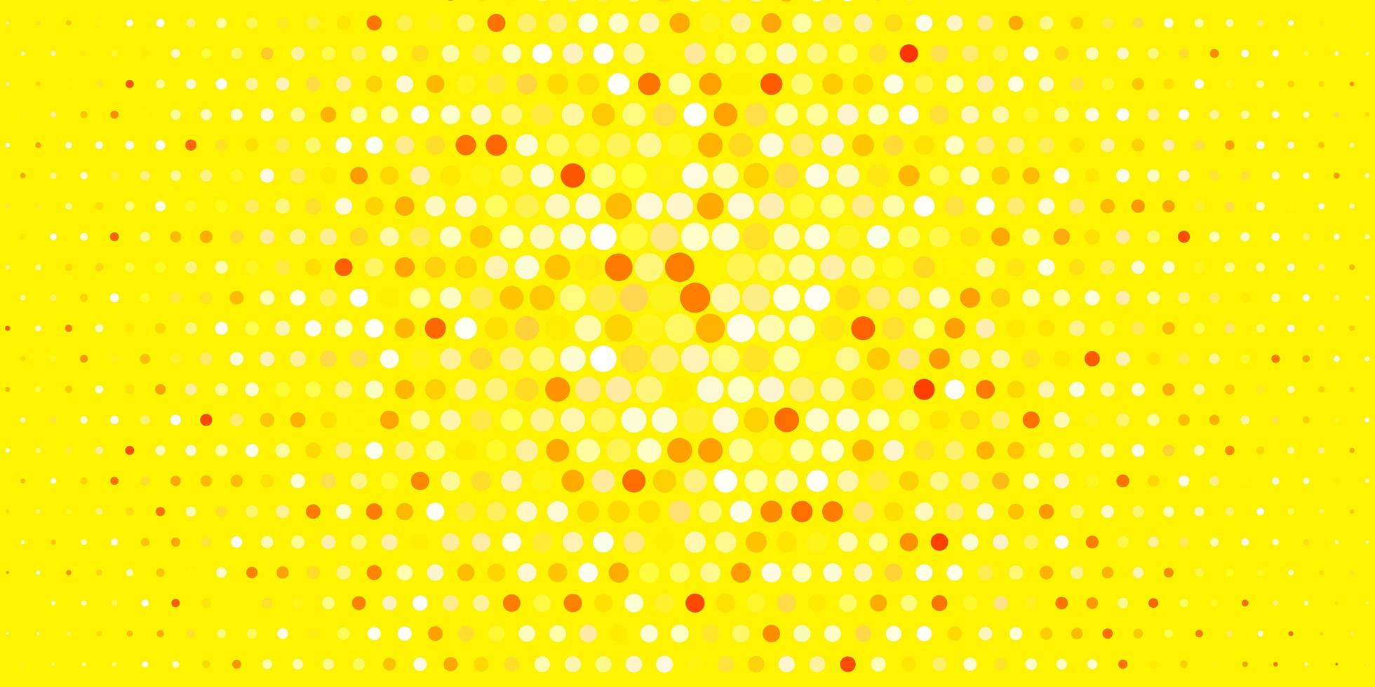 textura vector laranja clara com discos.