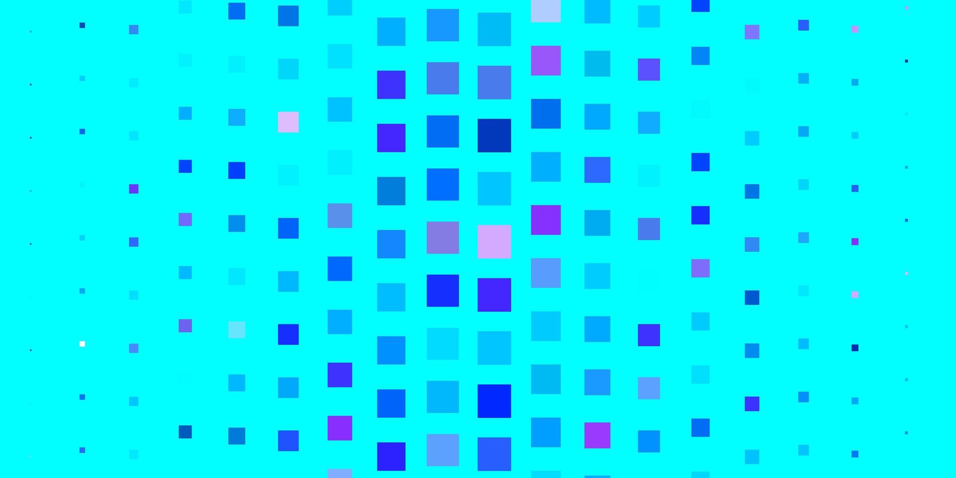 textura vector rosa claro, azul em estilo retangular.