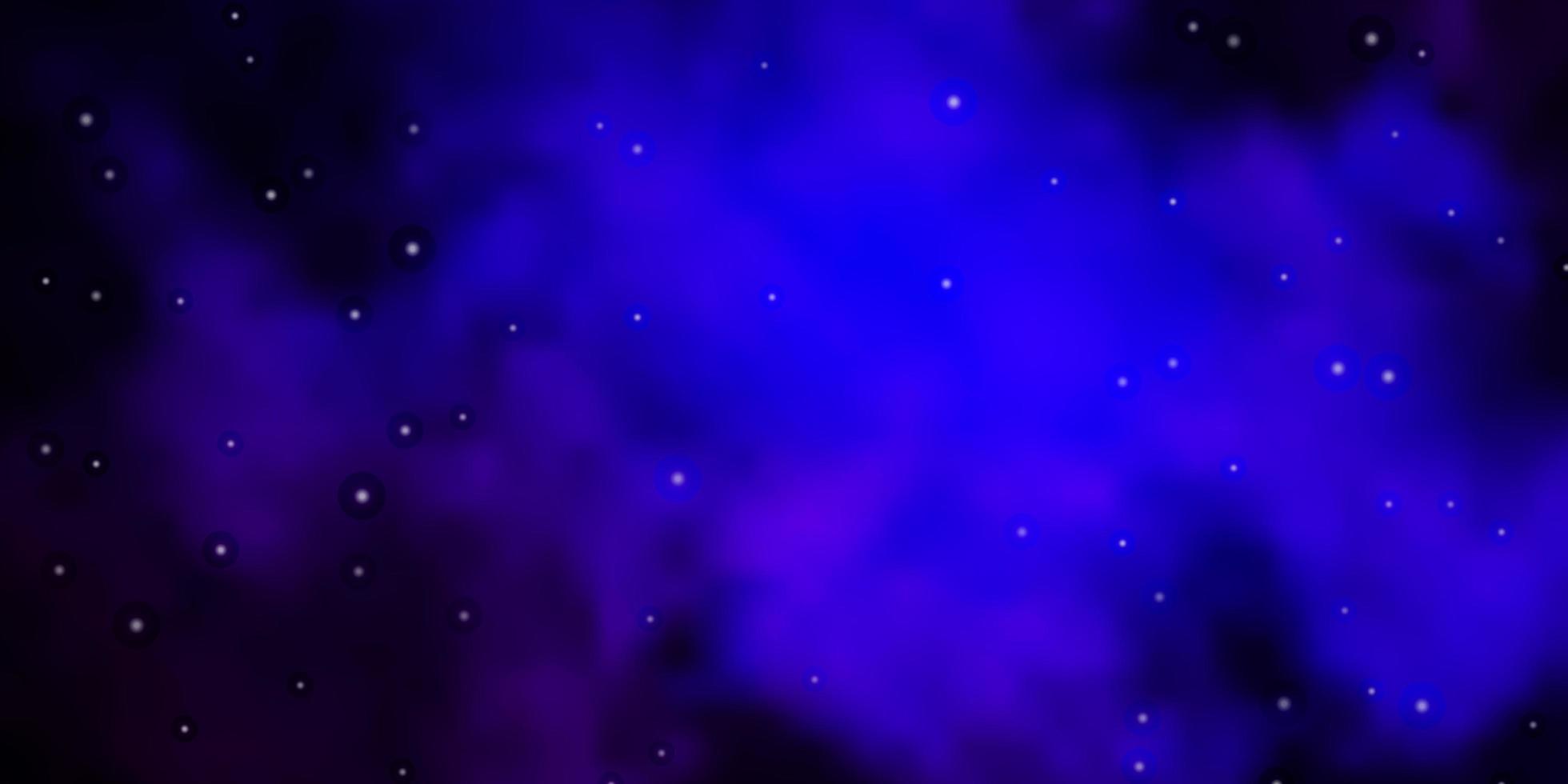 fundo vector rosa escuro, azul com estrelas coloridas.