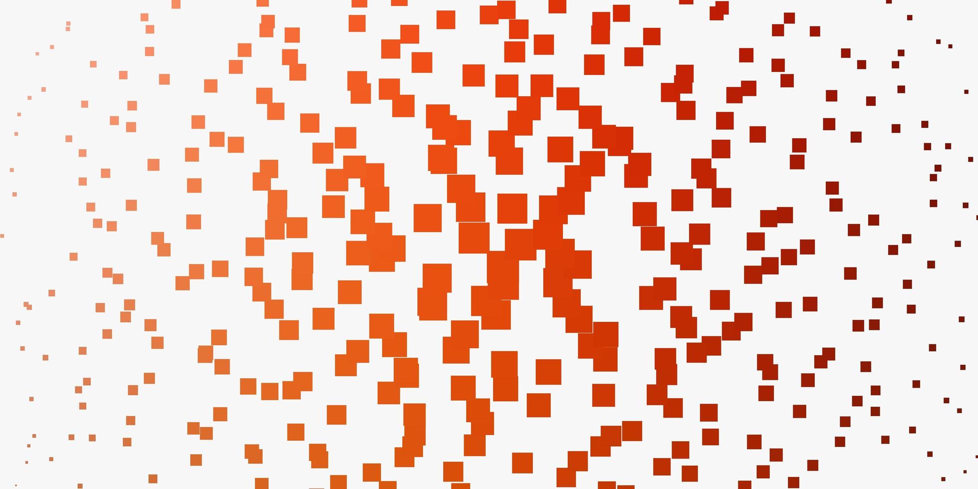 padrão de vetor laranja claro em estilo quadrado.