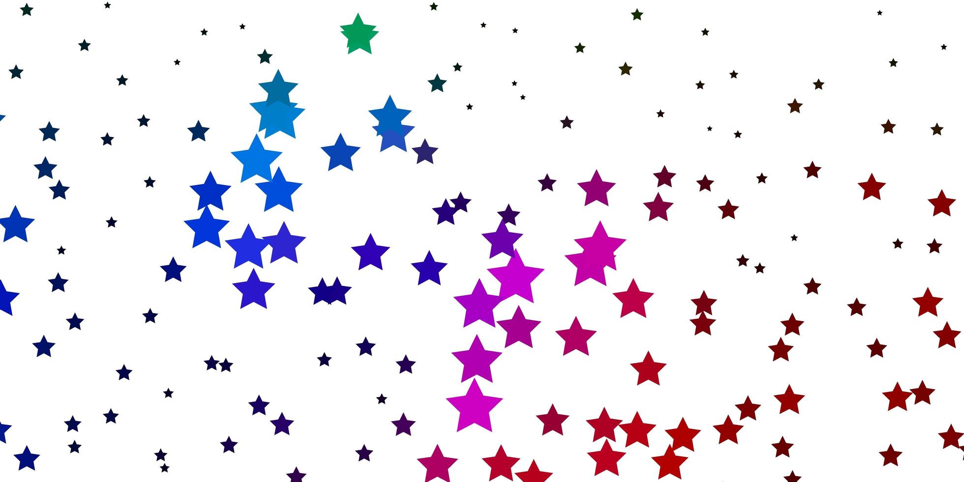 layout de vetor rosa e verde escuro com estrelas brilhantes.