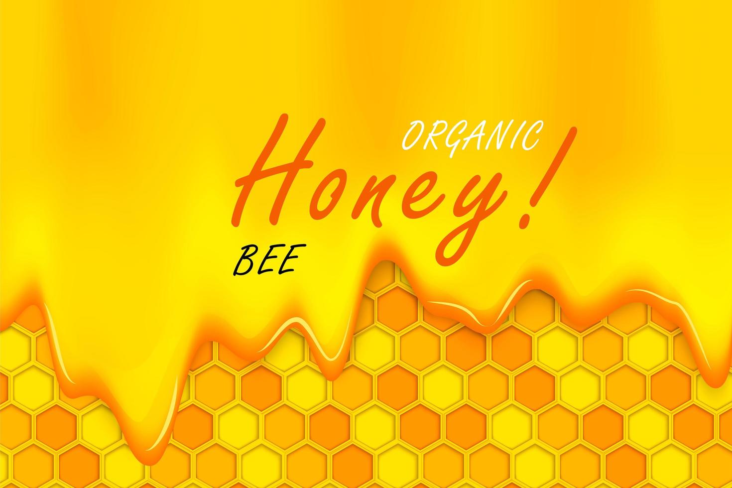 abelha de estilo de corte de papel com favos de mel. modelo de design para apicultura e produtos de mel. vetor
