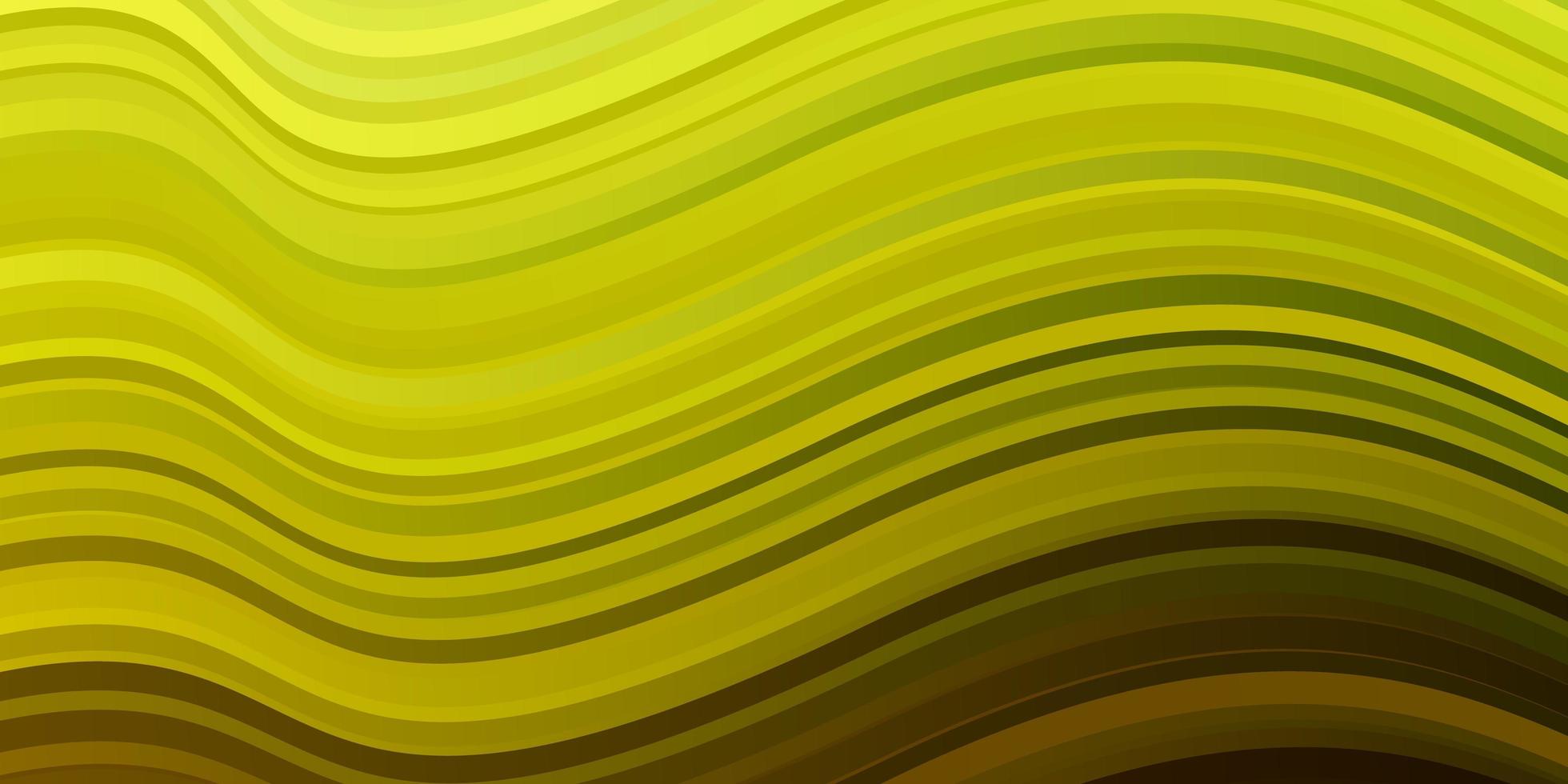 modelo de vetor verde e amarelo claro com linhas.