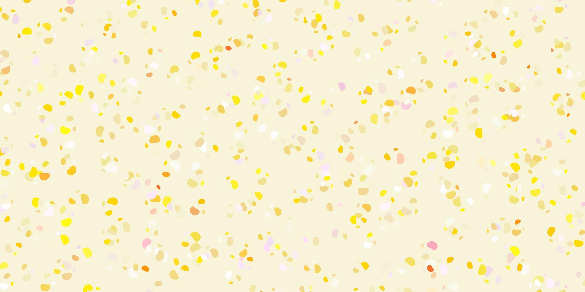 fundo vector rosa claro, amarelo com formas aleatórias.