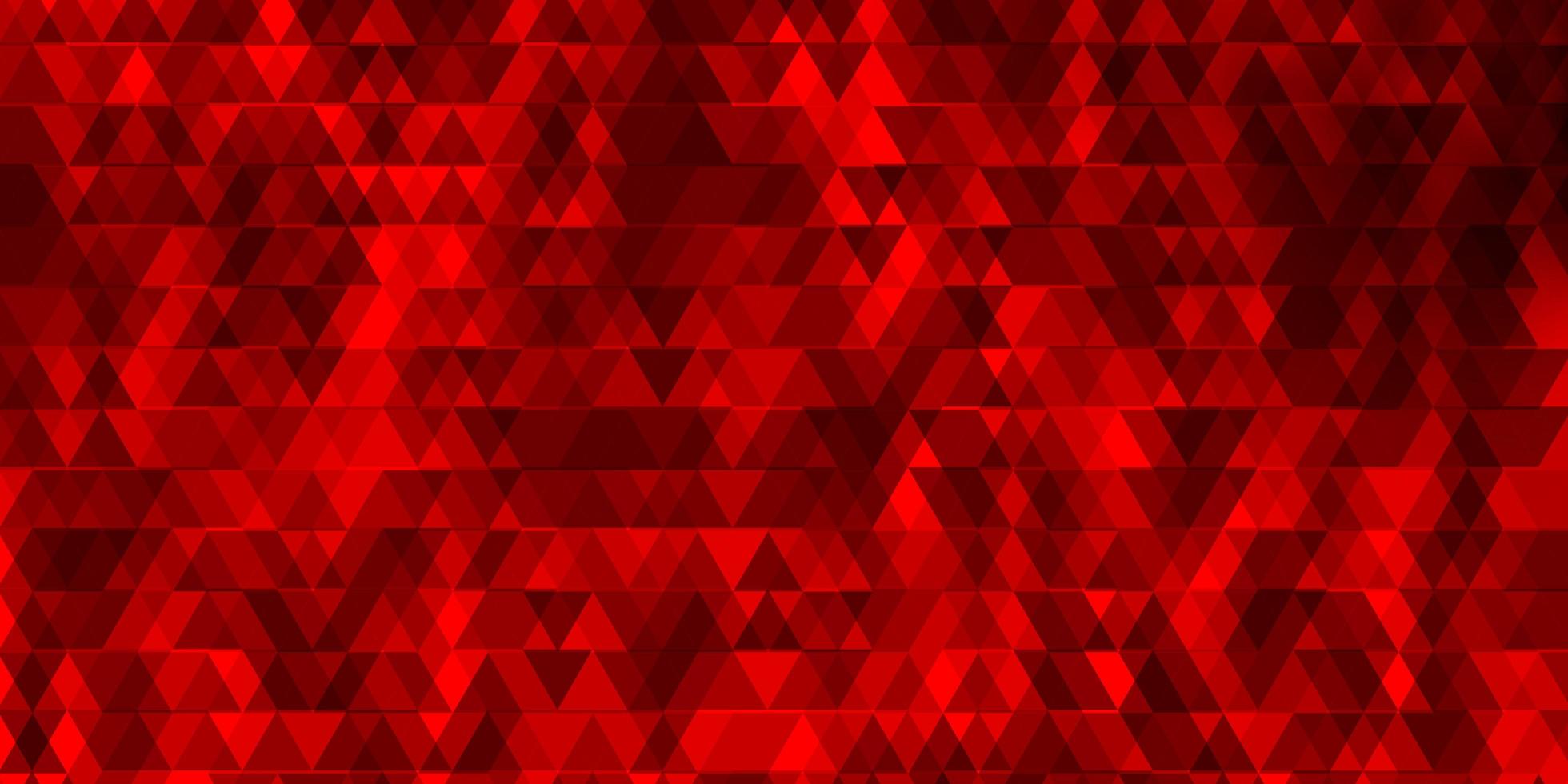 modelo de vetor vermelho claro com linhas, triângulos.