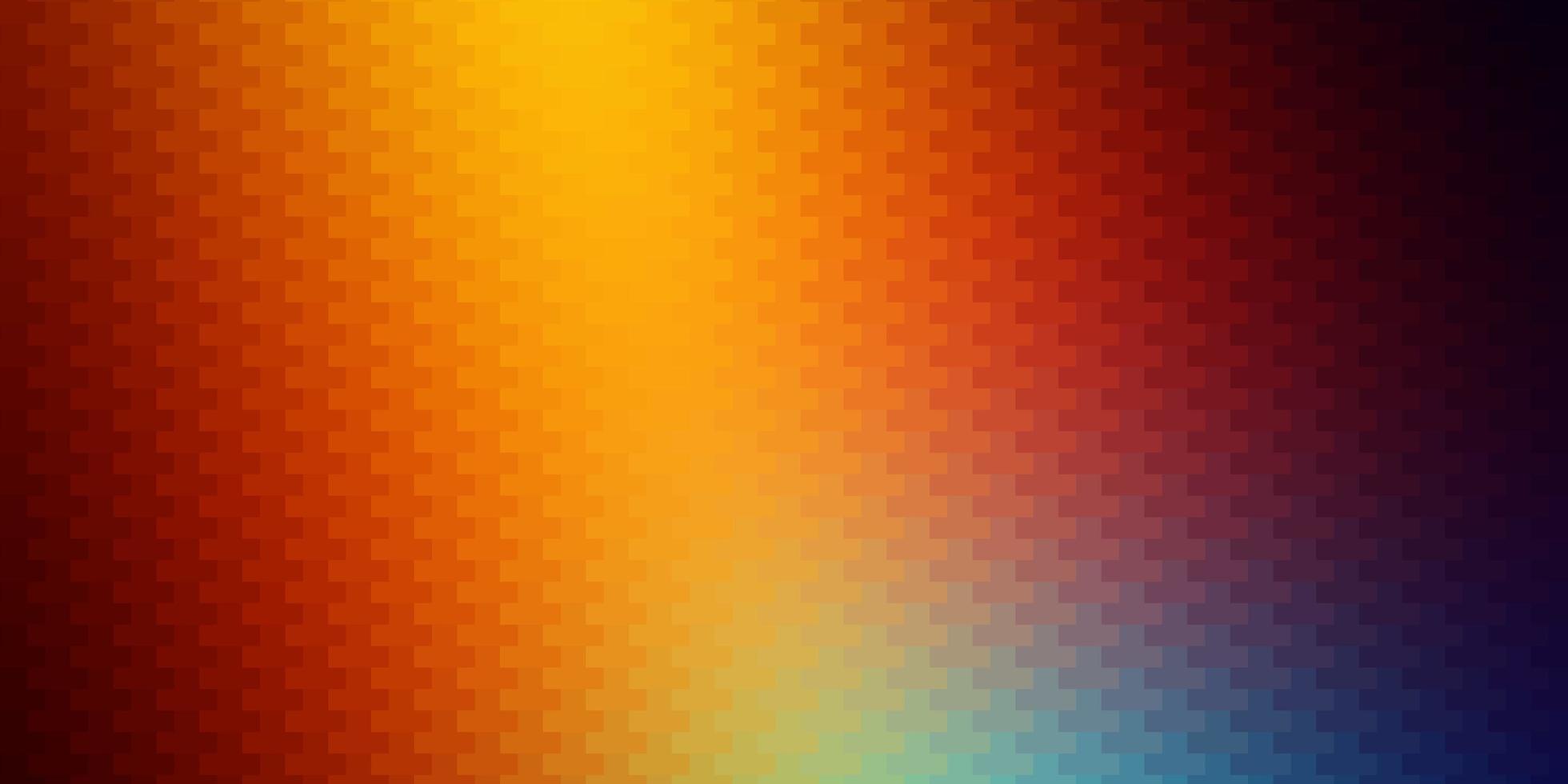 layout de vetor multicolorido escuro com linhas, retângulos.