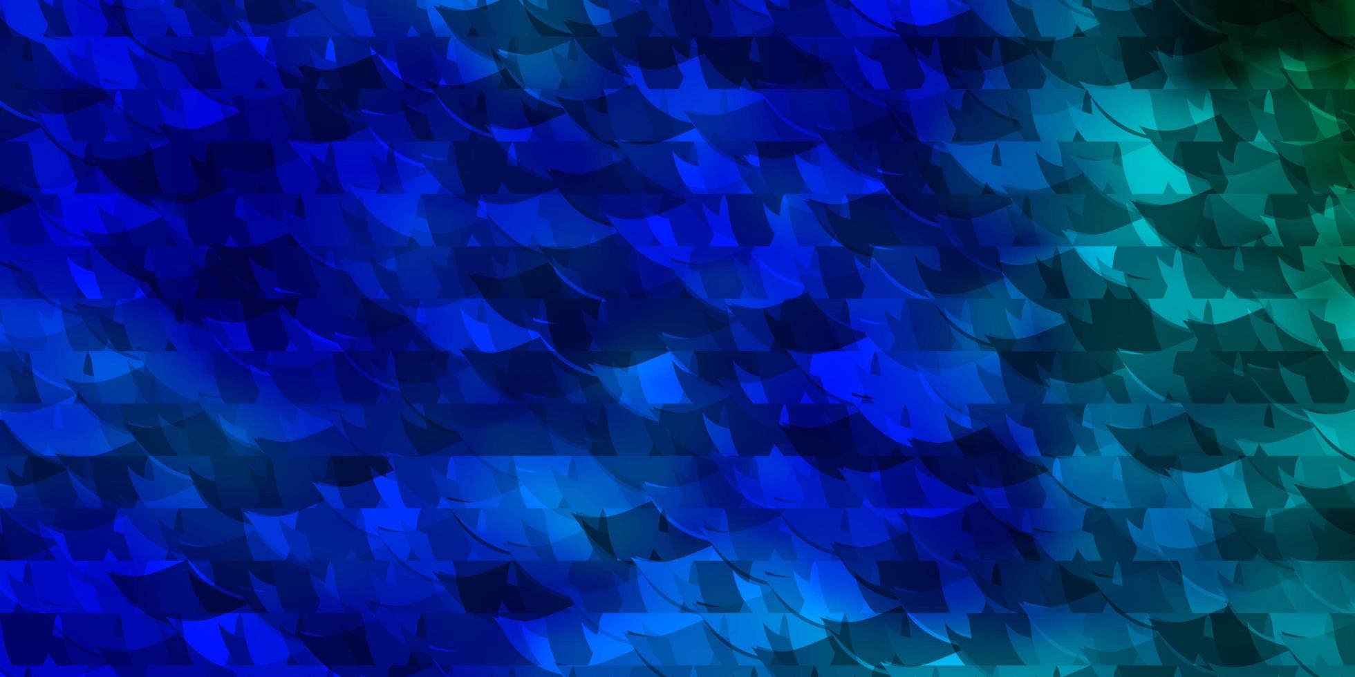textura vector azul claro, verde com estilo triangular.