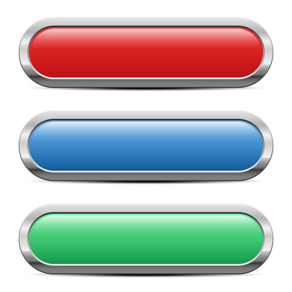 botões brilhantes vector design ilustração isolada no fundo branco