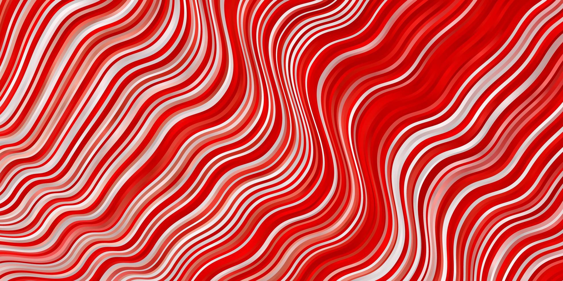 fundo vector vermelho claro com linhas curvas.