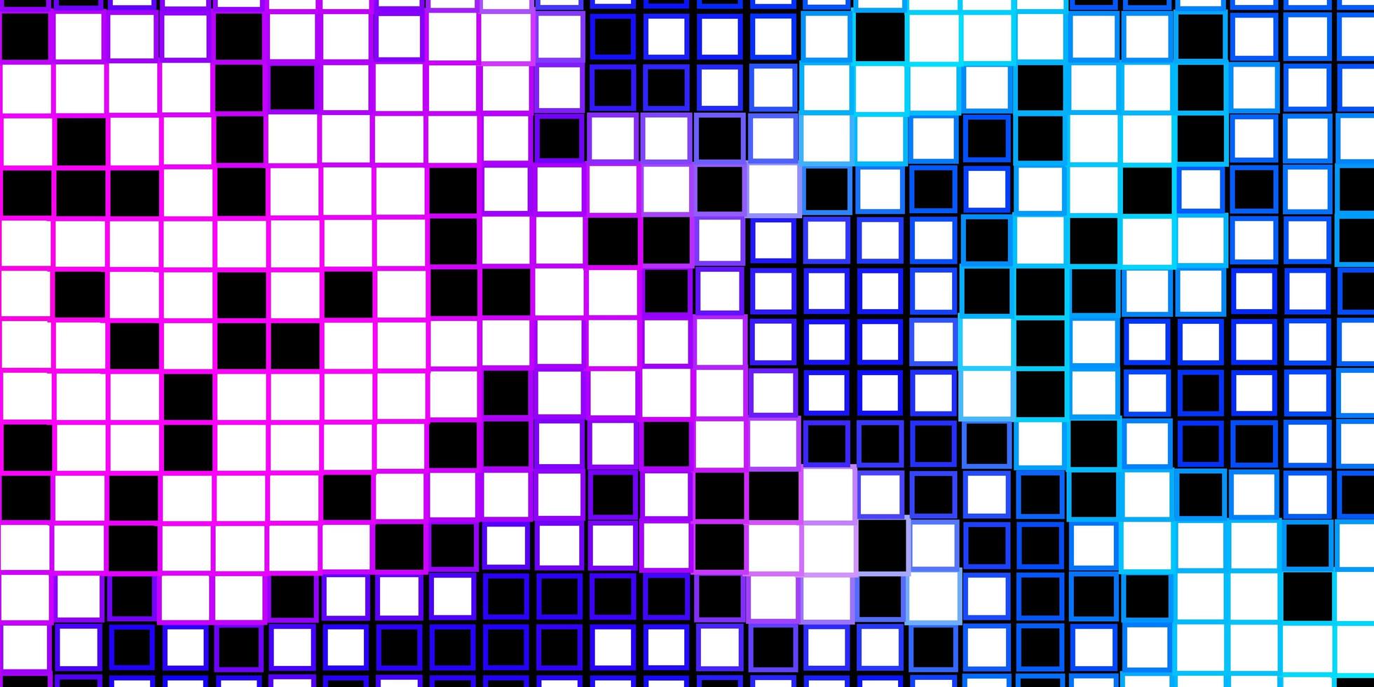 padrão de vetor rosa claro, azul em estilo quadrado.