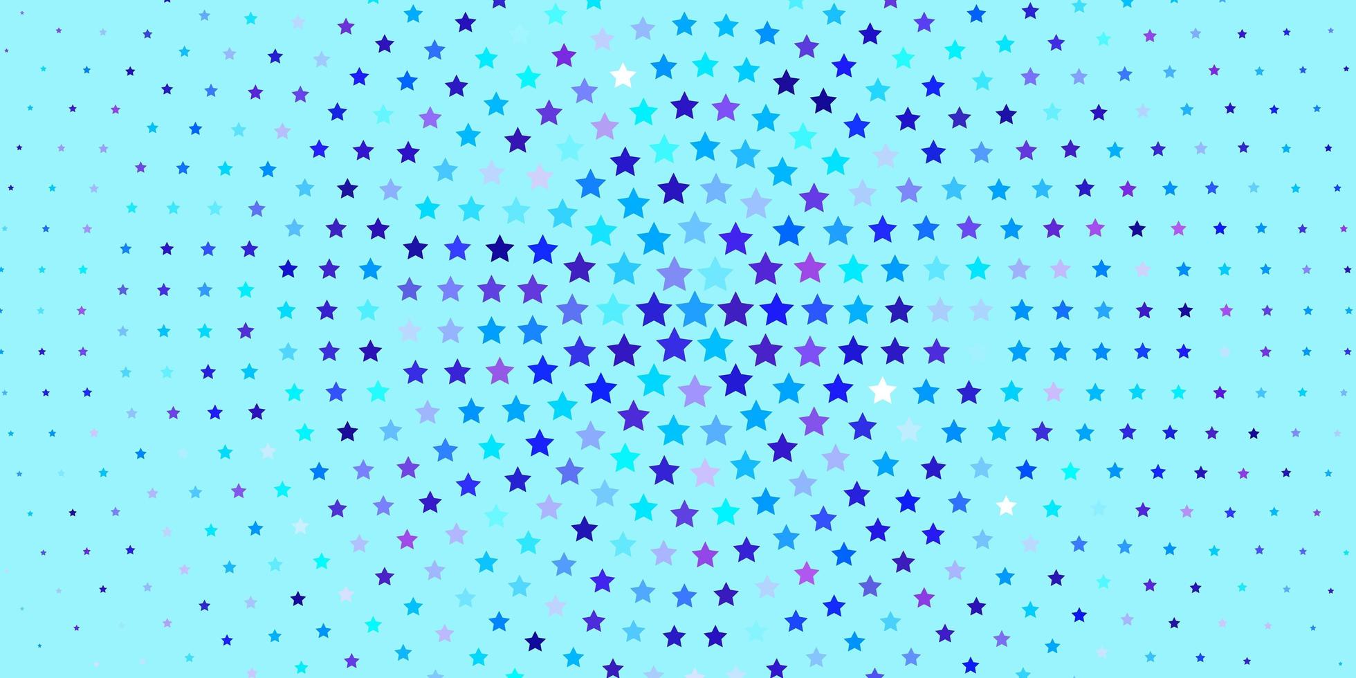 rosa claro, padrão de vetor azul com estrelas abstratas.