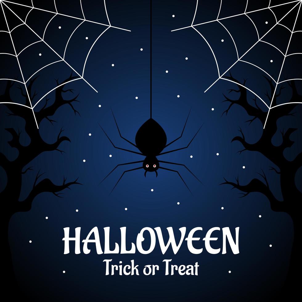 design plano fundo de halloween vetor