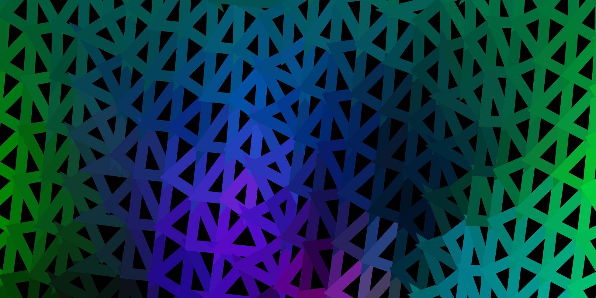 papel de parede de mosaico luz multicolorido vetor triângulo.