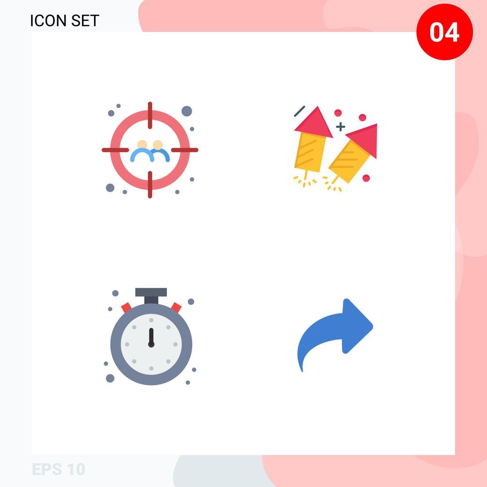 4 ícones criativos sinais modernos e símbolos do homem alertam o usuário casamento elementos de design de vetores editáveis móveis