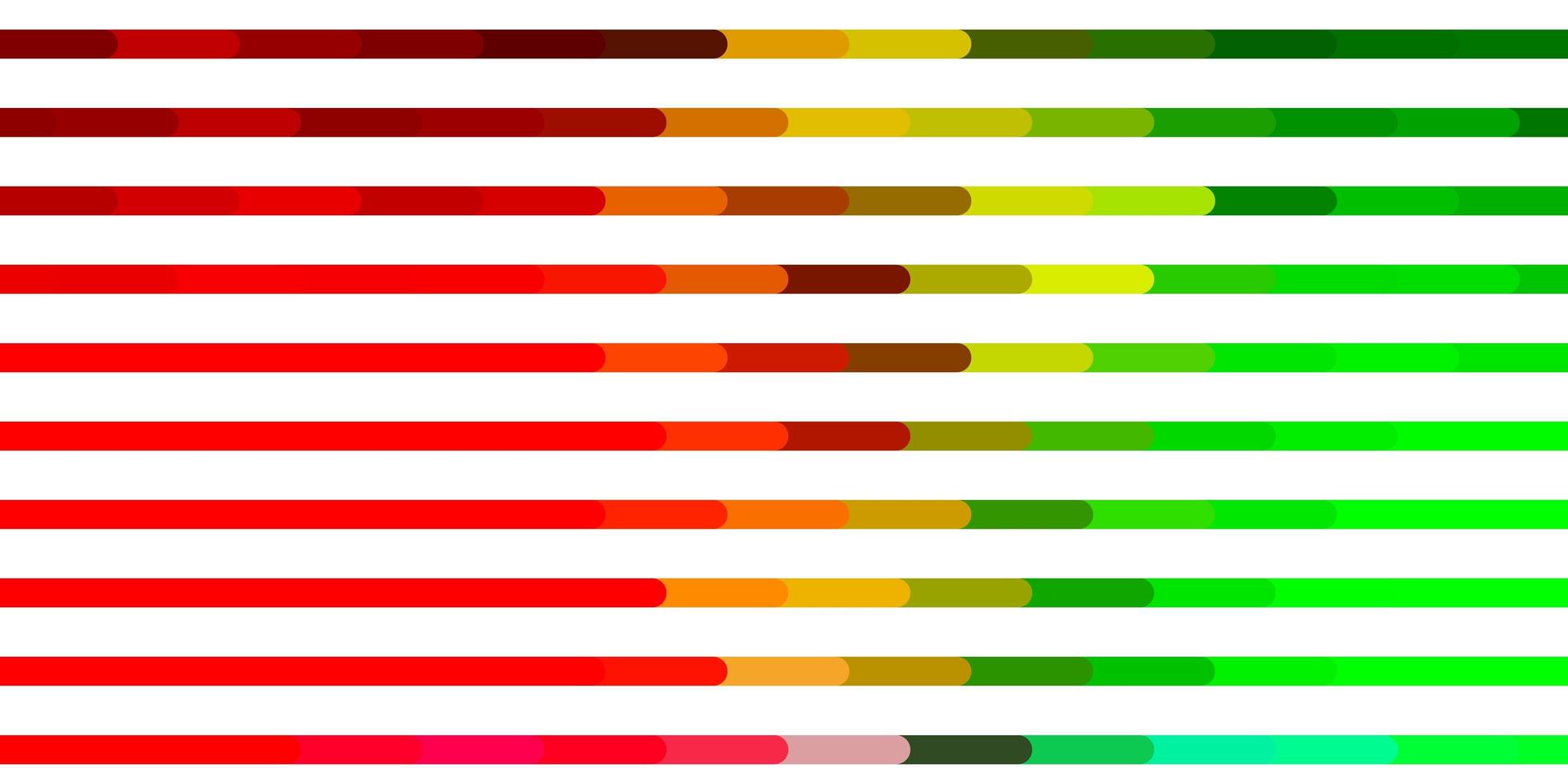 layout de vetor multicolor de luz com linhas.