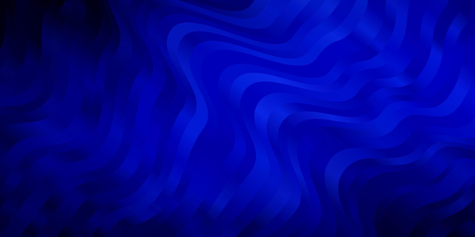 pano de fundo vector azul escuro com linhas dobradas.