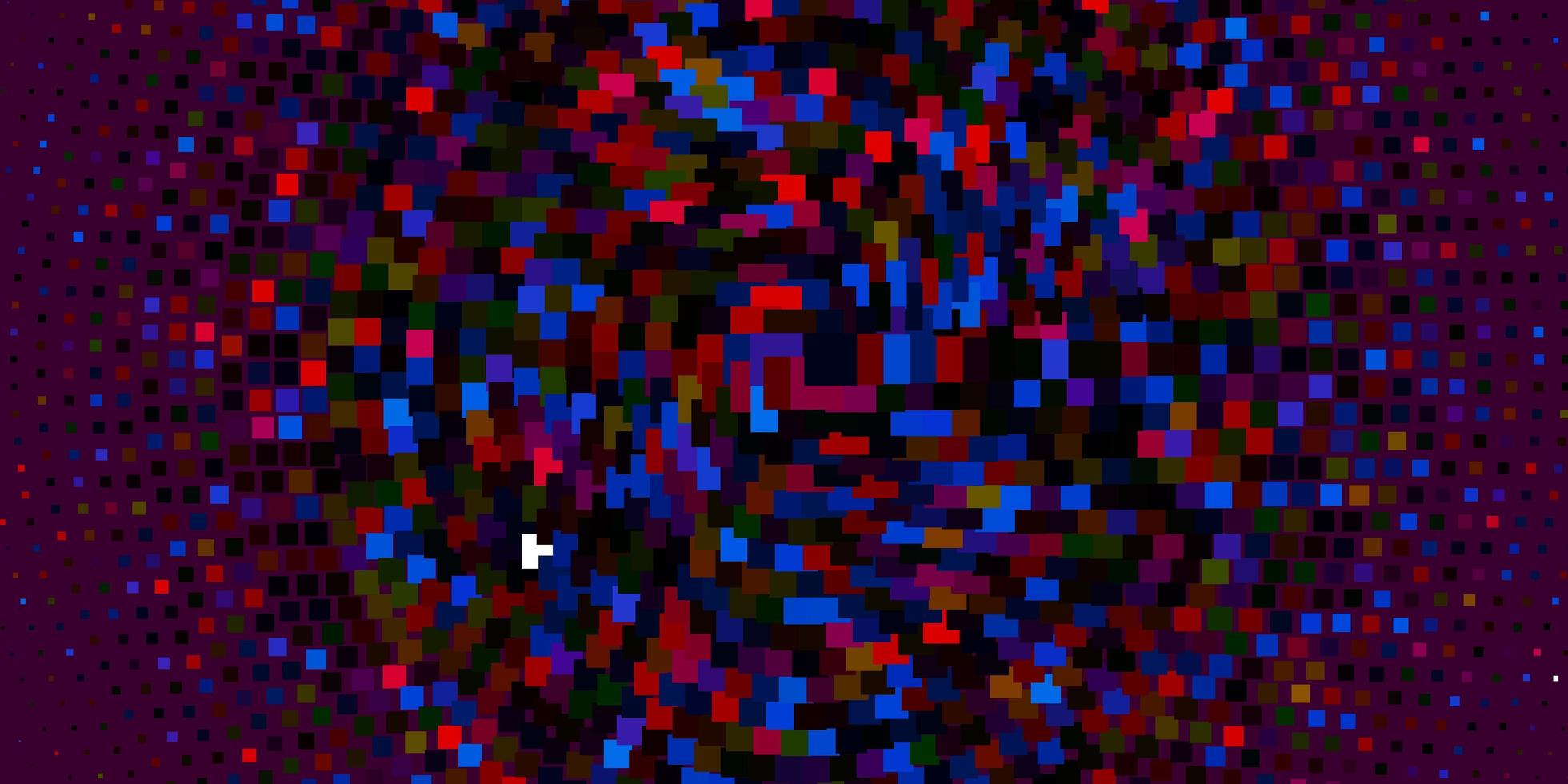 layout de vetor multicolorido de luz com linhas, retângulos.