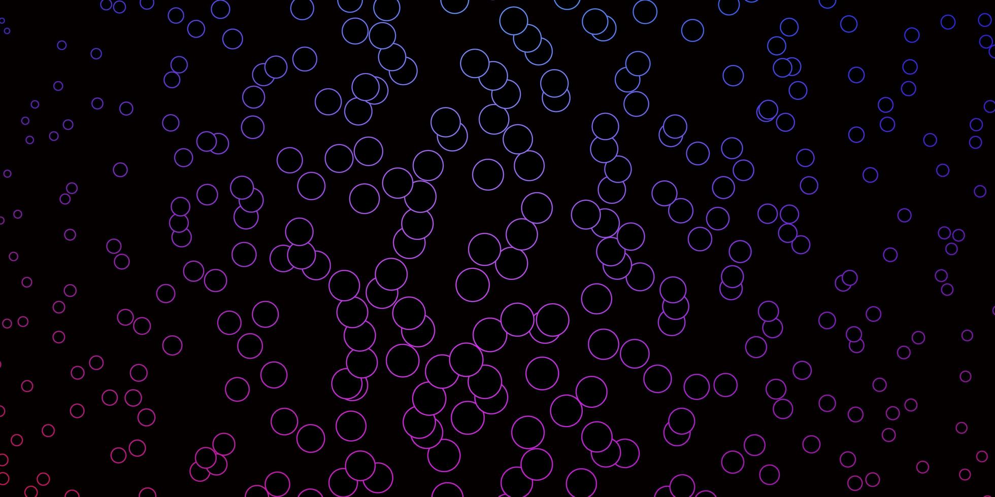 fundo vector rosa escuro, azul com bolhas.