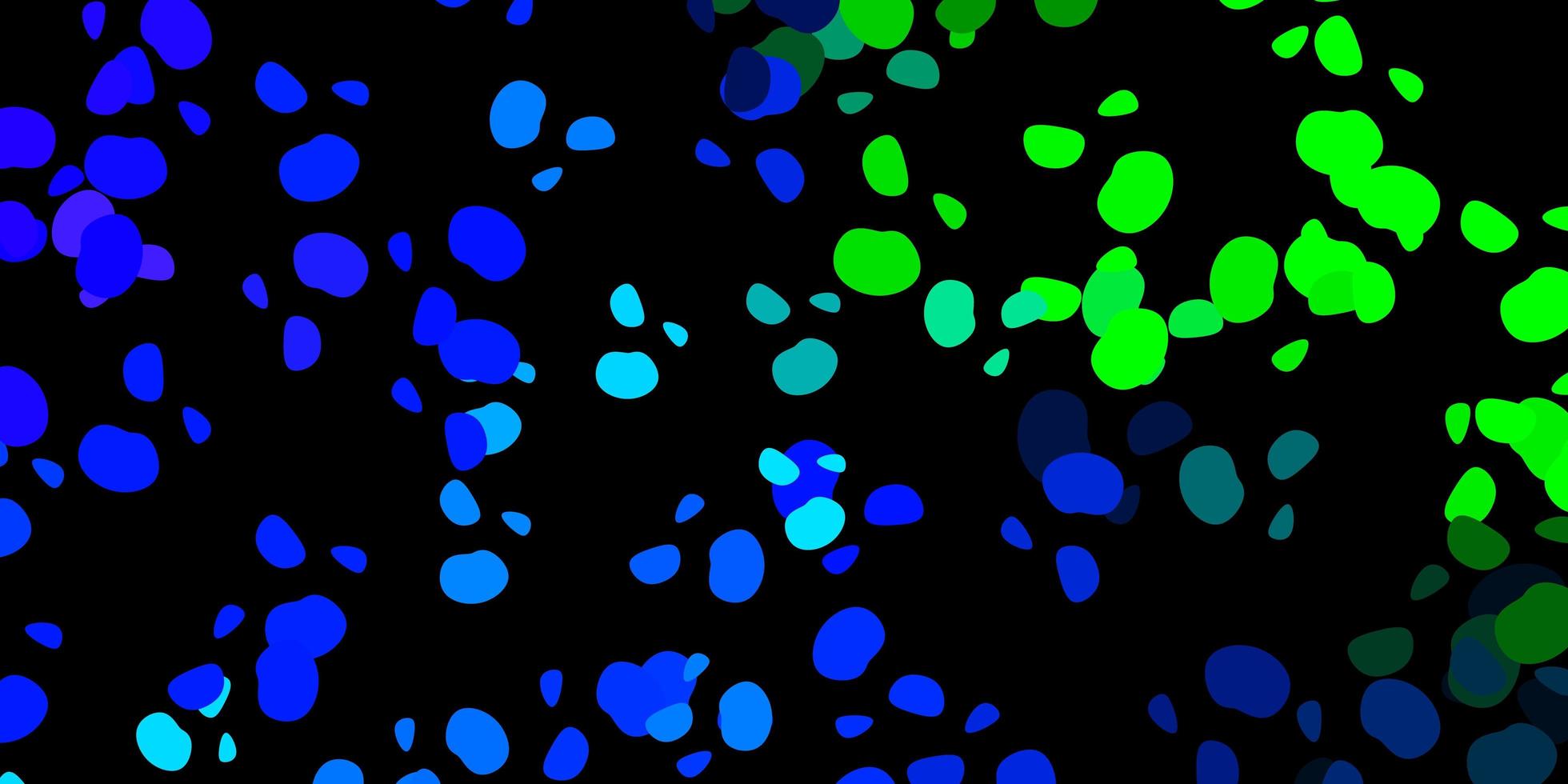 padrão de vetor azul e verde escuro com formas abstratas.