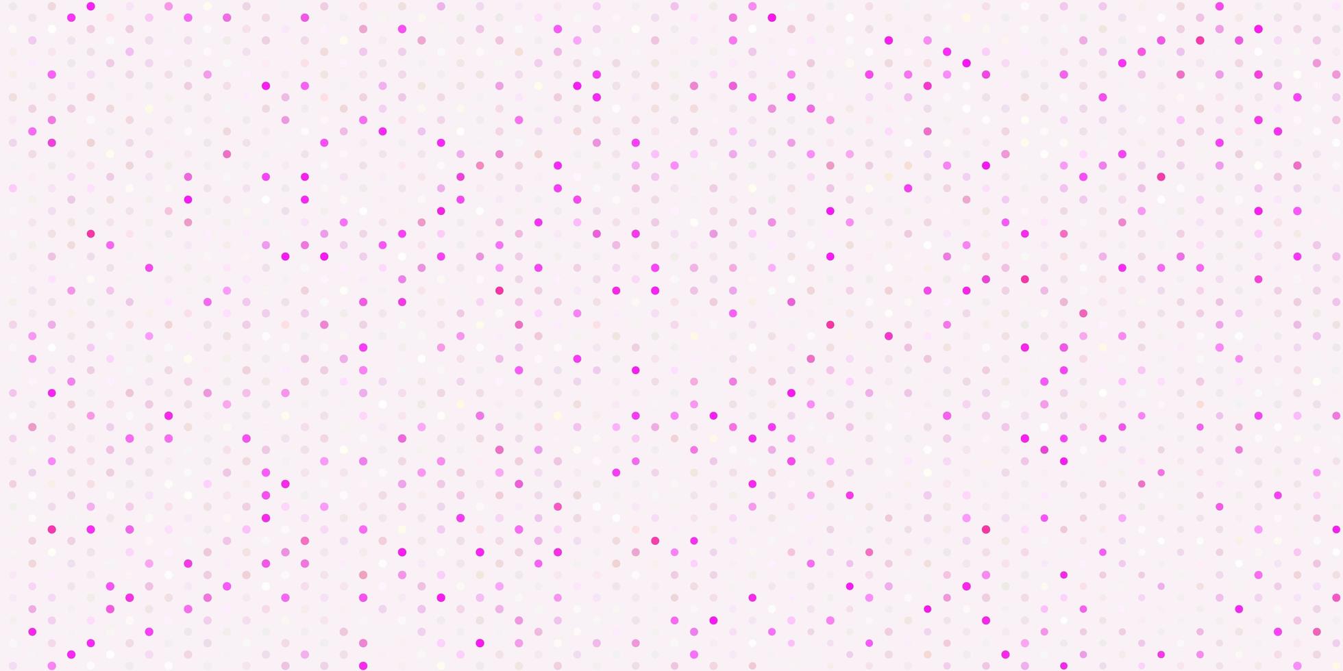 pano de fundo rosa claro, amarelo vector com pontos.