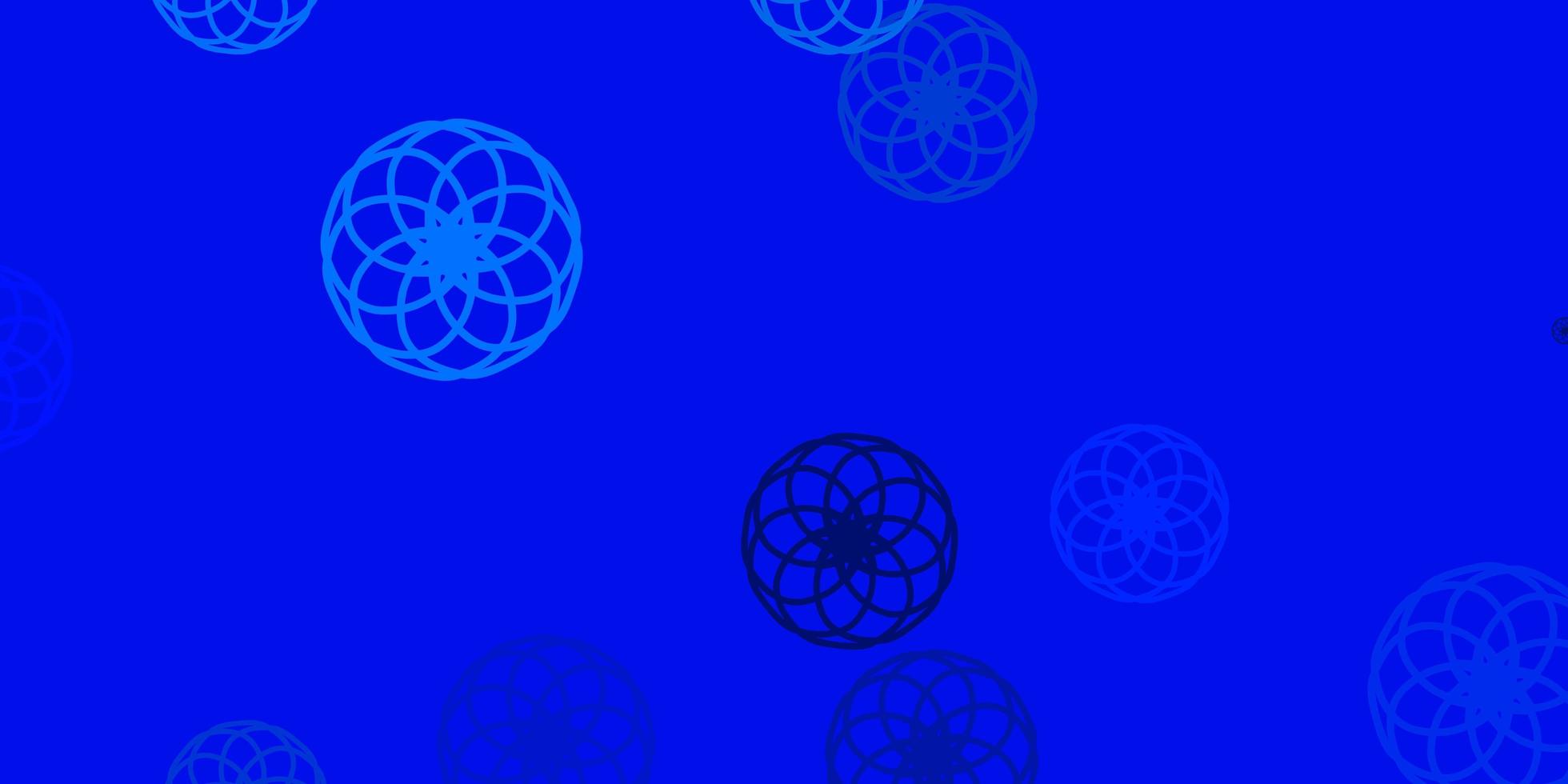 modelo de vetor azul claro com círculos