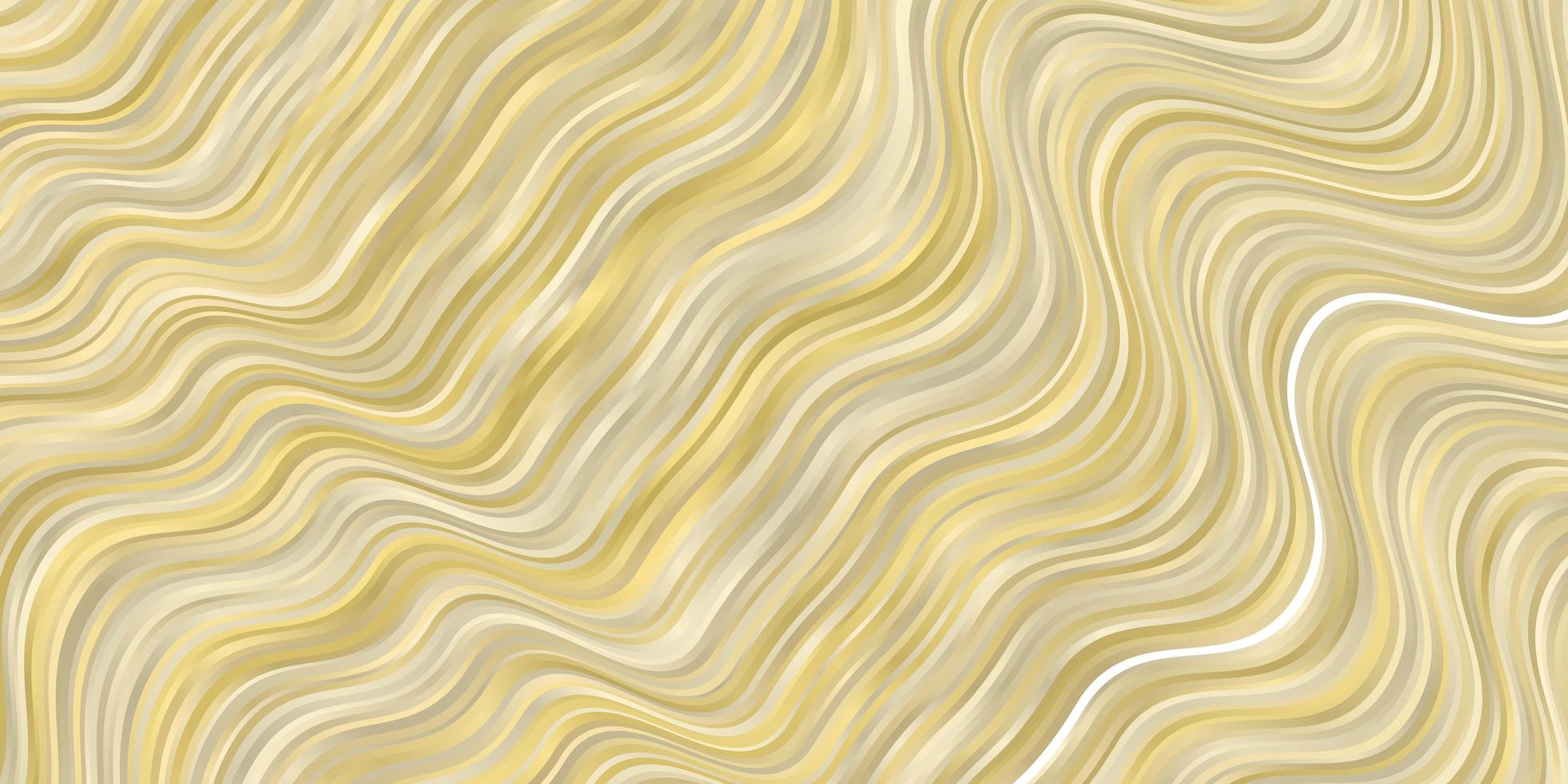 pano de fundo vector amarelo claro com linhas dobradas.